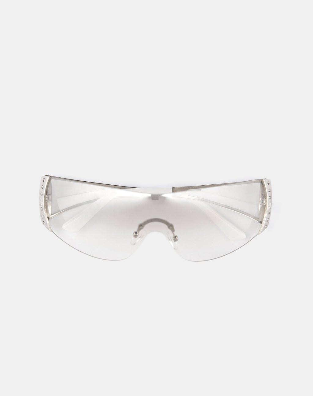 Adley Oversized Sunglasses in White