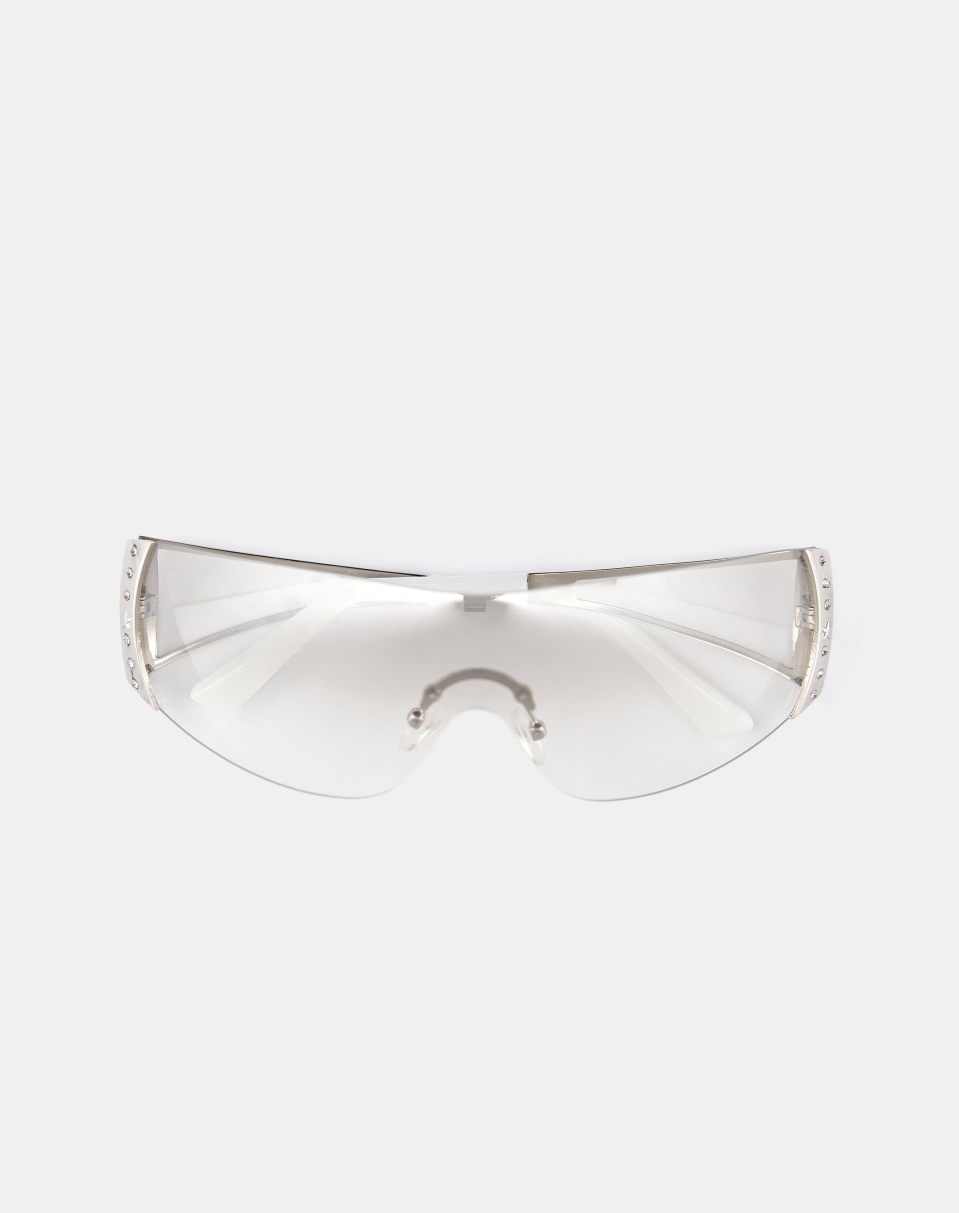Adley Oversized Sunglasses in White