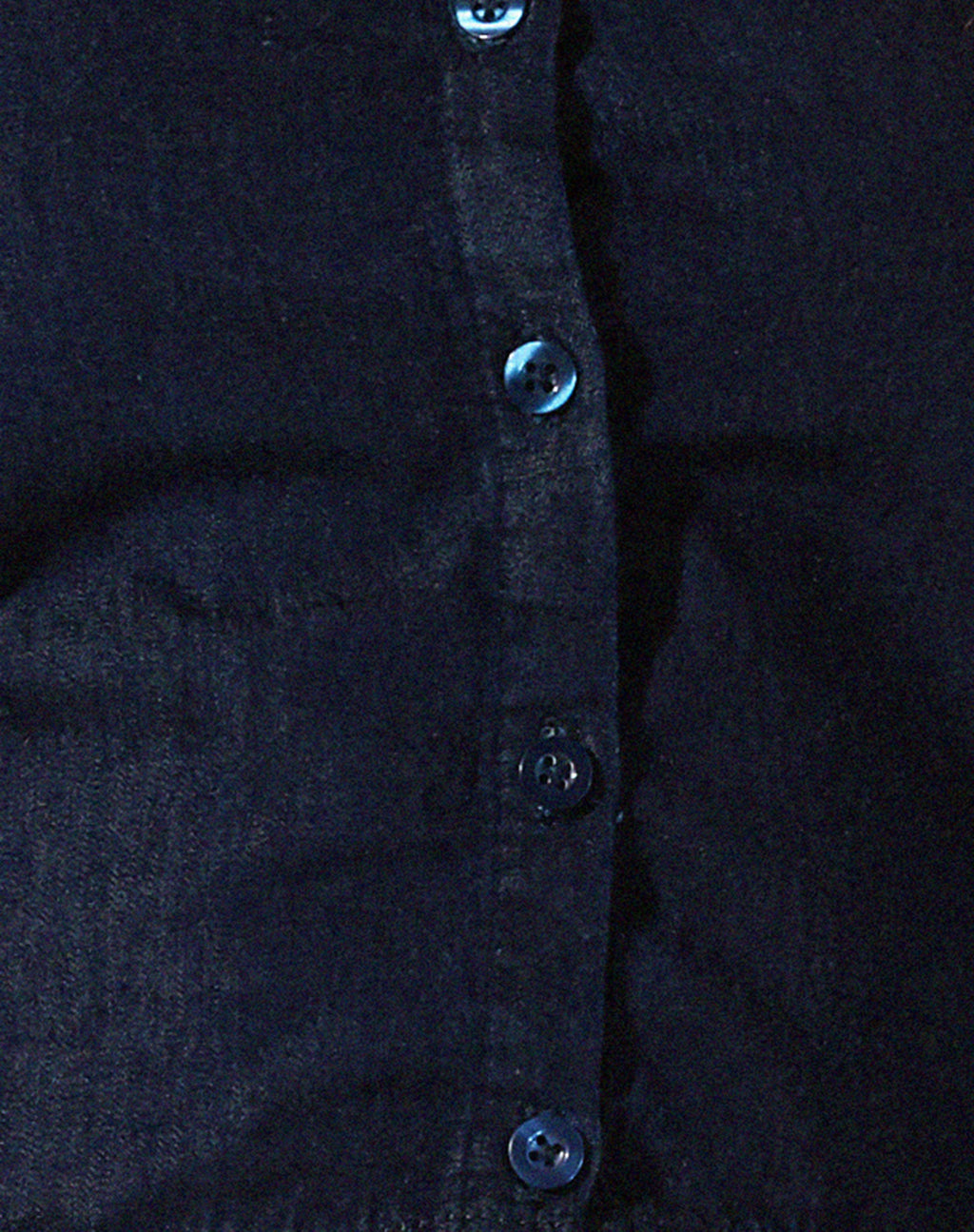 Aegir Crop Top in Denim Blue Chambray