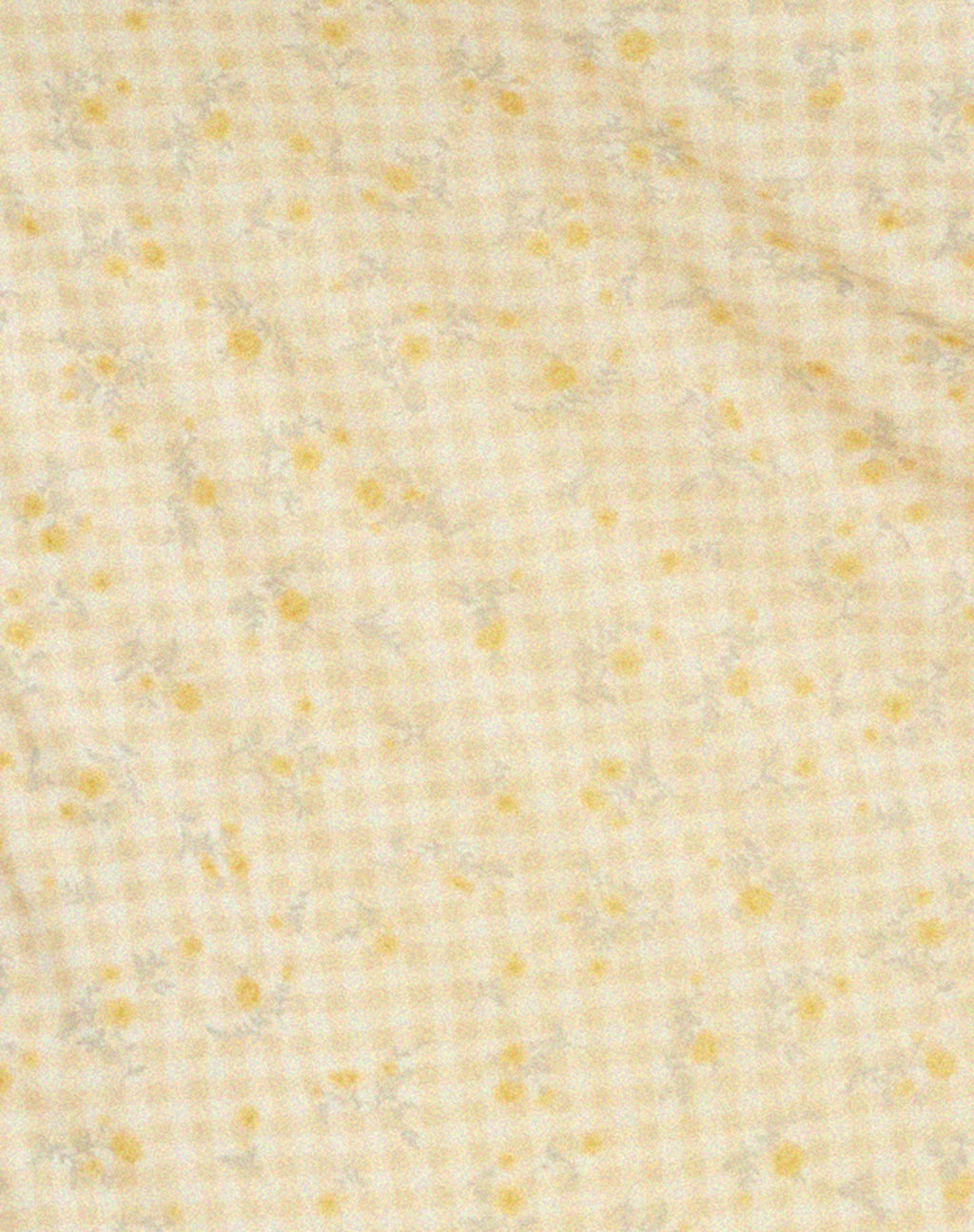 Aroha Midi Dress in Gingham Floral Yellow