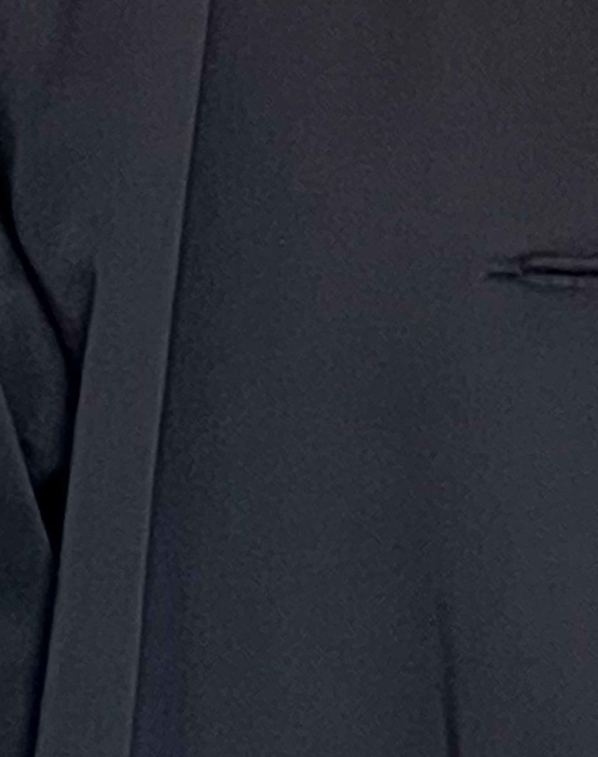 Assa Trench Coat in Black with Stripe Lining