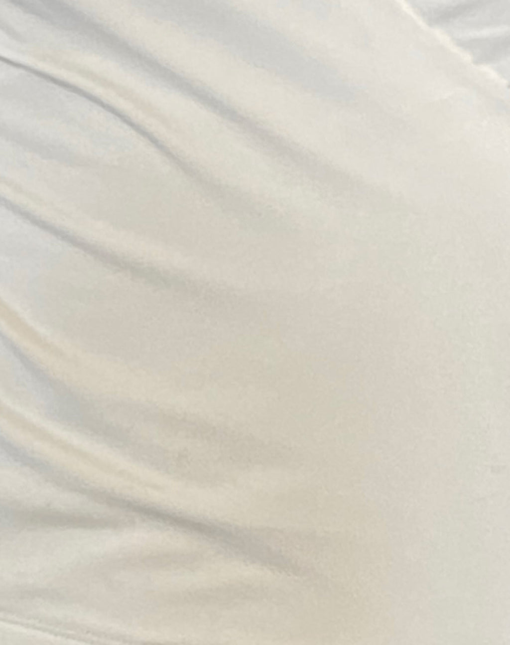 Bea Cross Front Top in Ivory Soft Touch