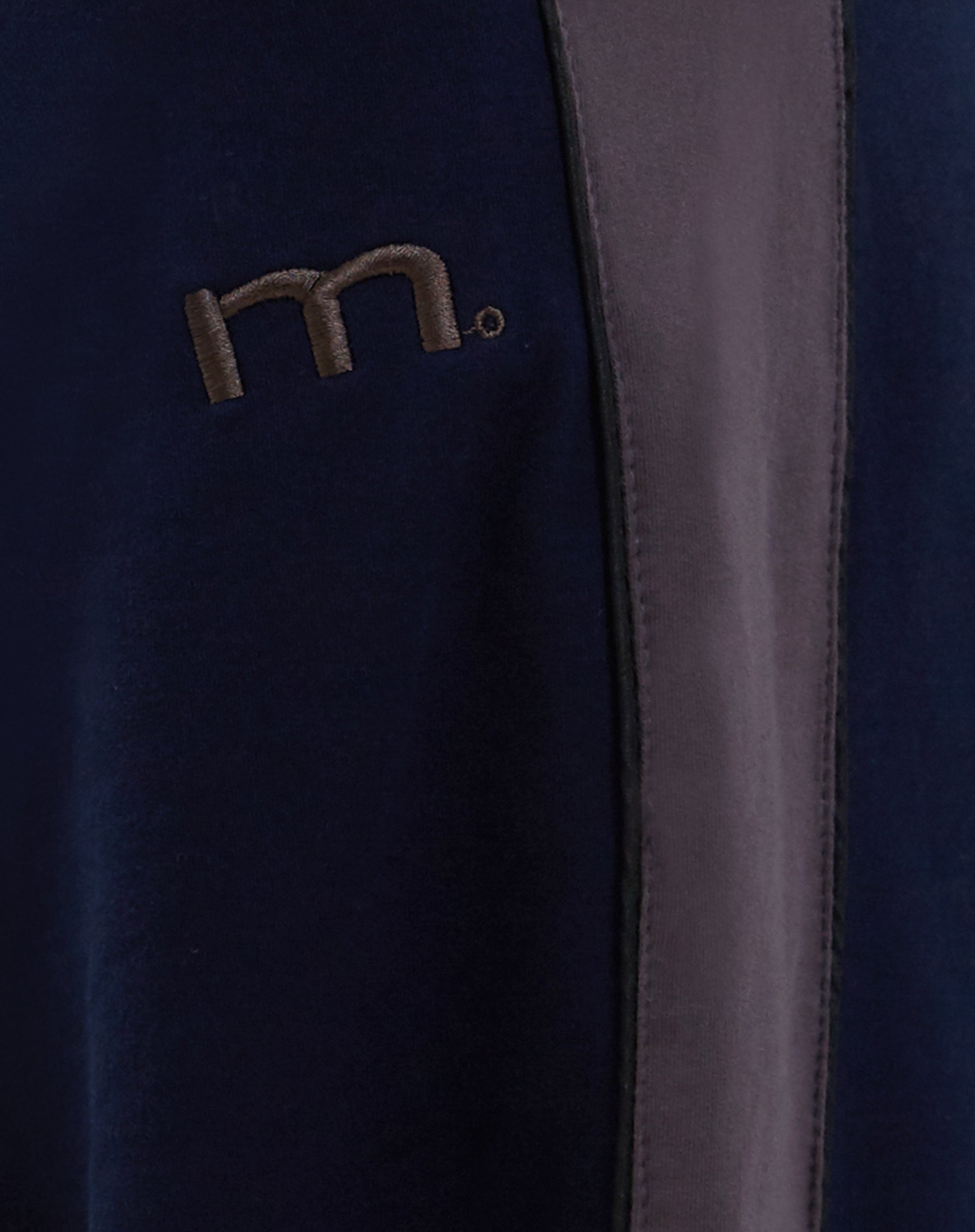 Bedion Oversized Jogger in Navy with M Embroidery