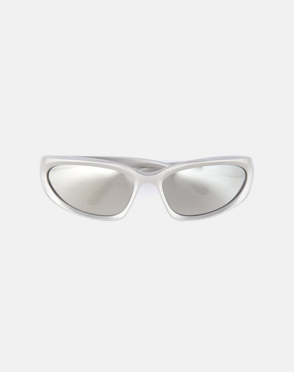 Blake Wrap Sunglasses in Silver