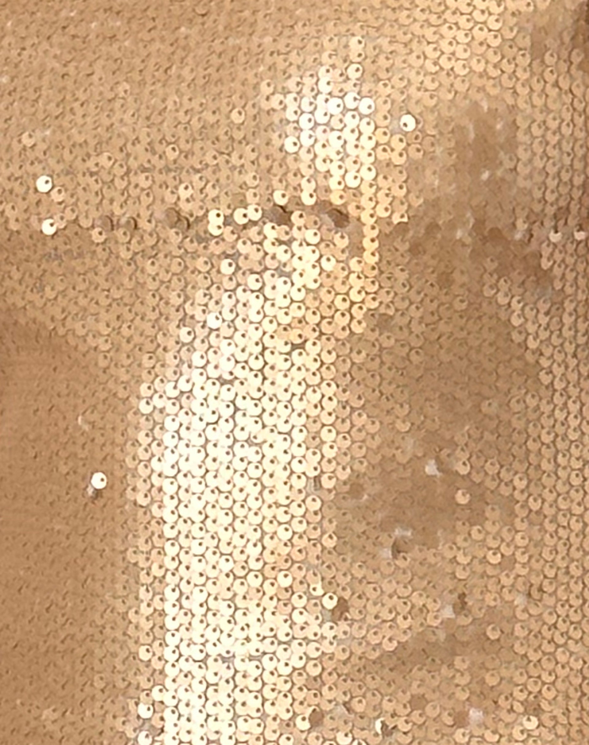 Blythe Mini Dress in Gold Sequin