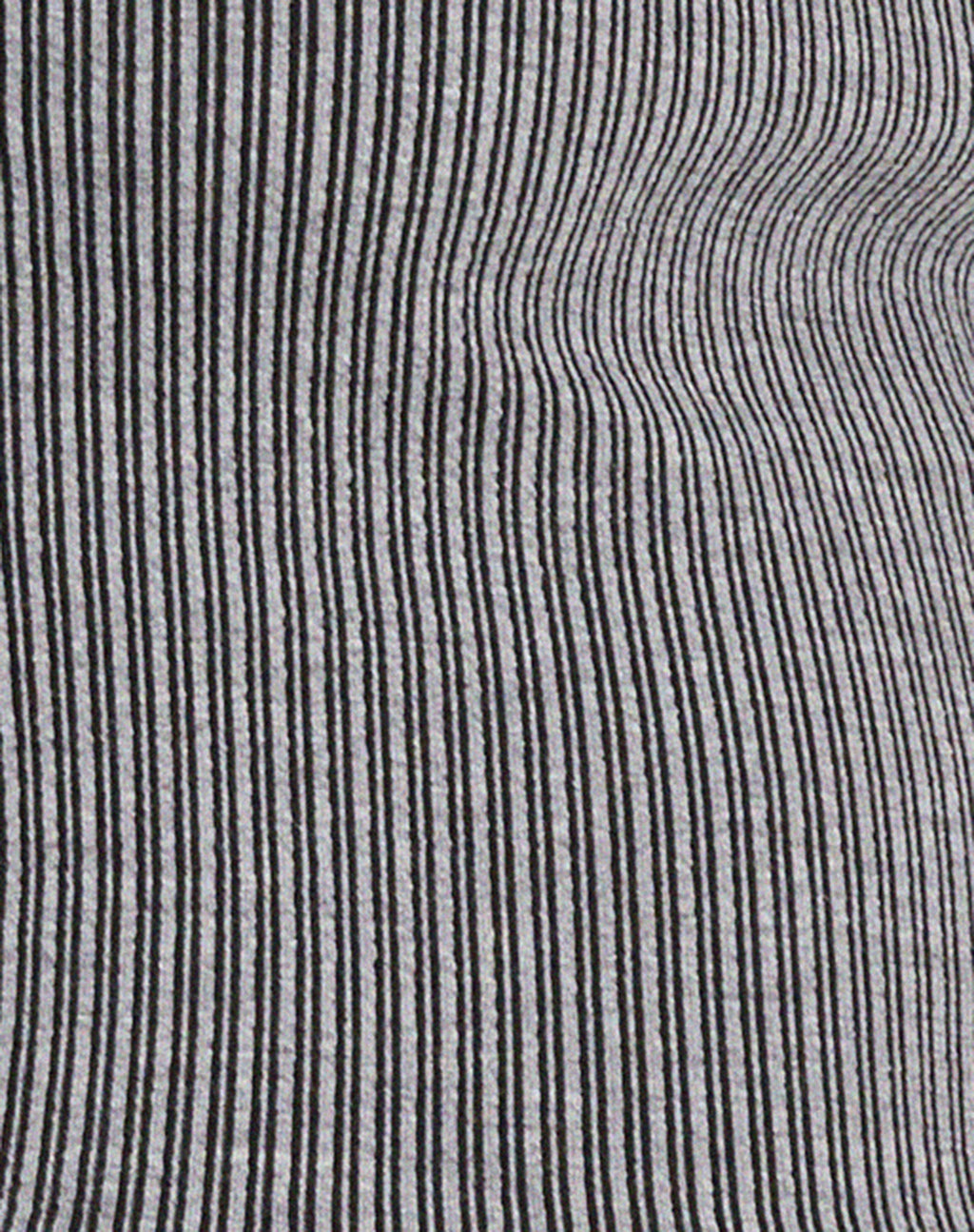 Bonlo Long Sleeve Top in Two Tone Rib Grey