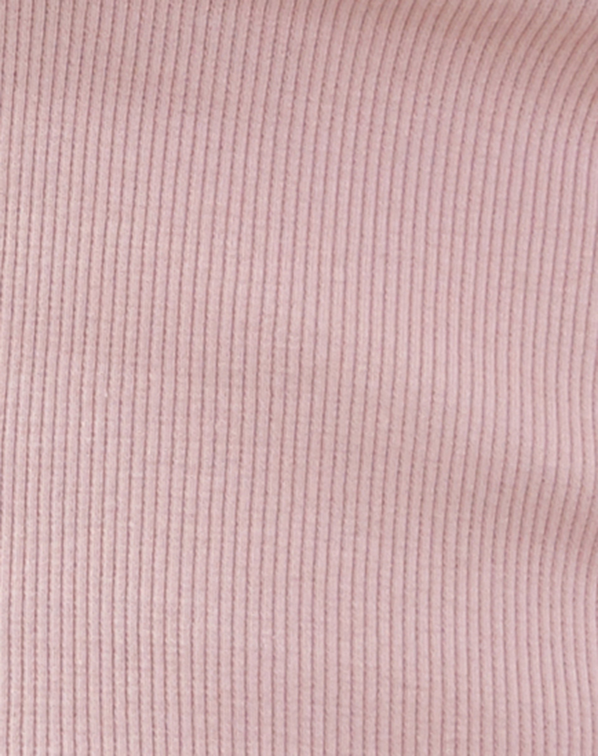 Bovillo Cap Sleeve Top in Pink Lady Ribbed Jersey