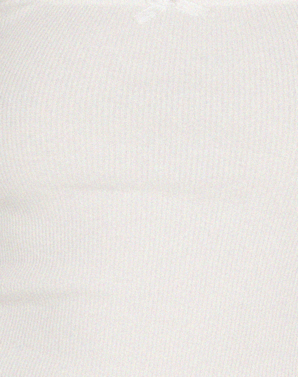 Bovita Long Sleeve Top in Rib White