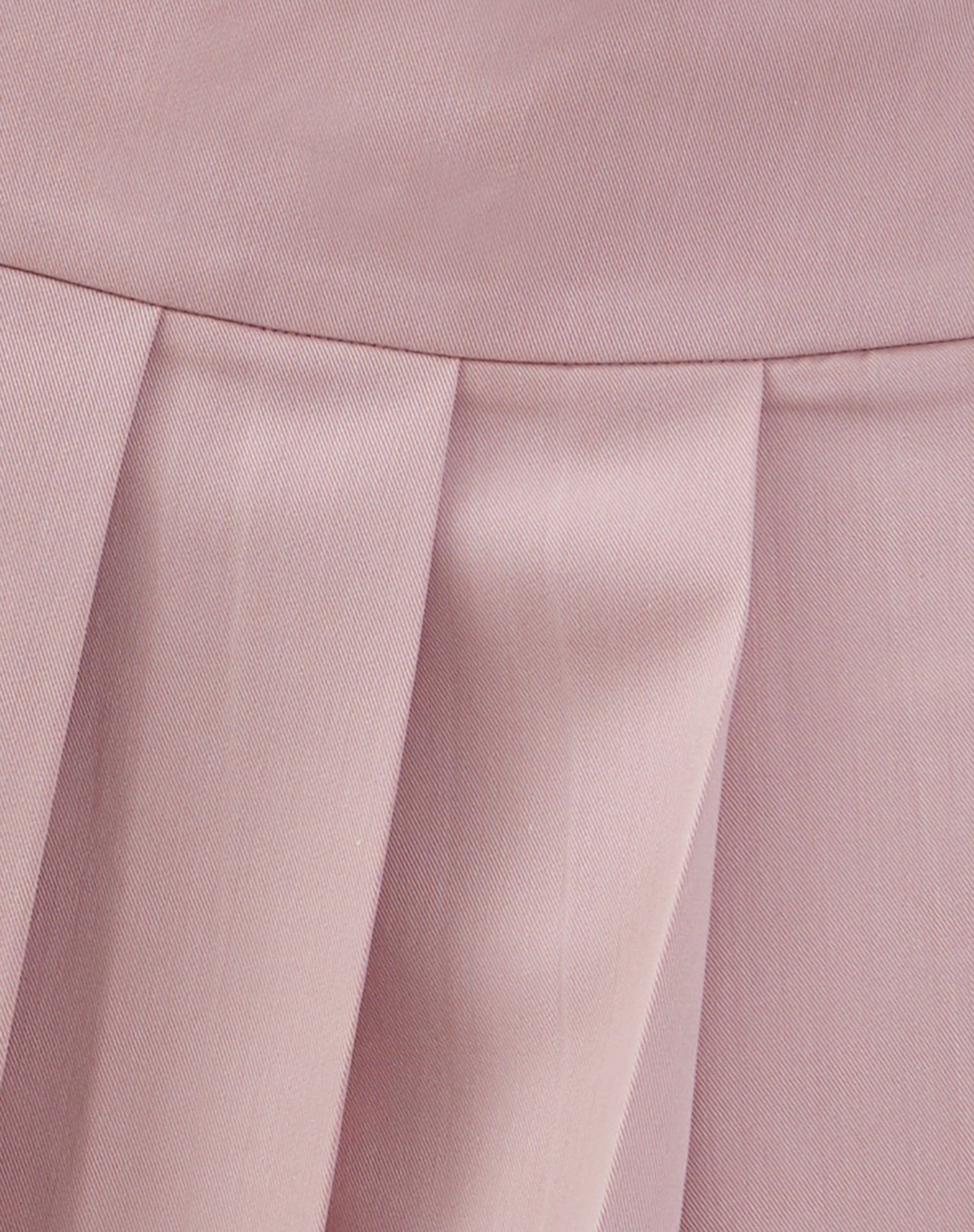 Casini Pleated Micro Skirt in Pink