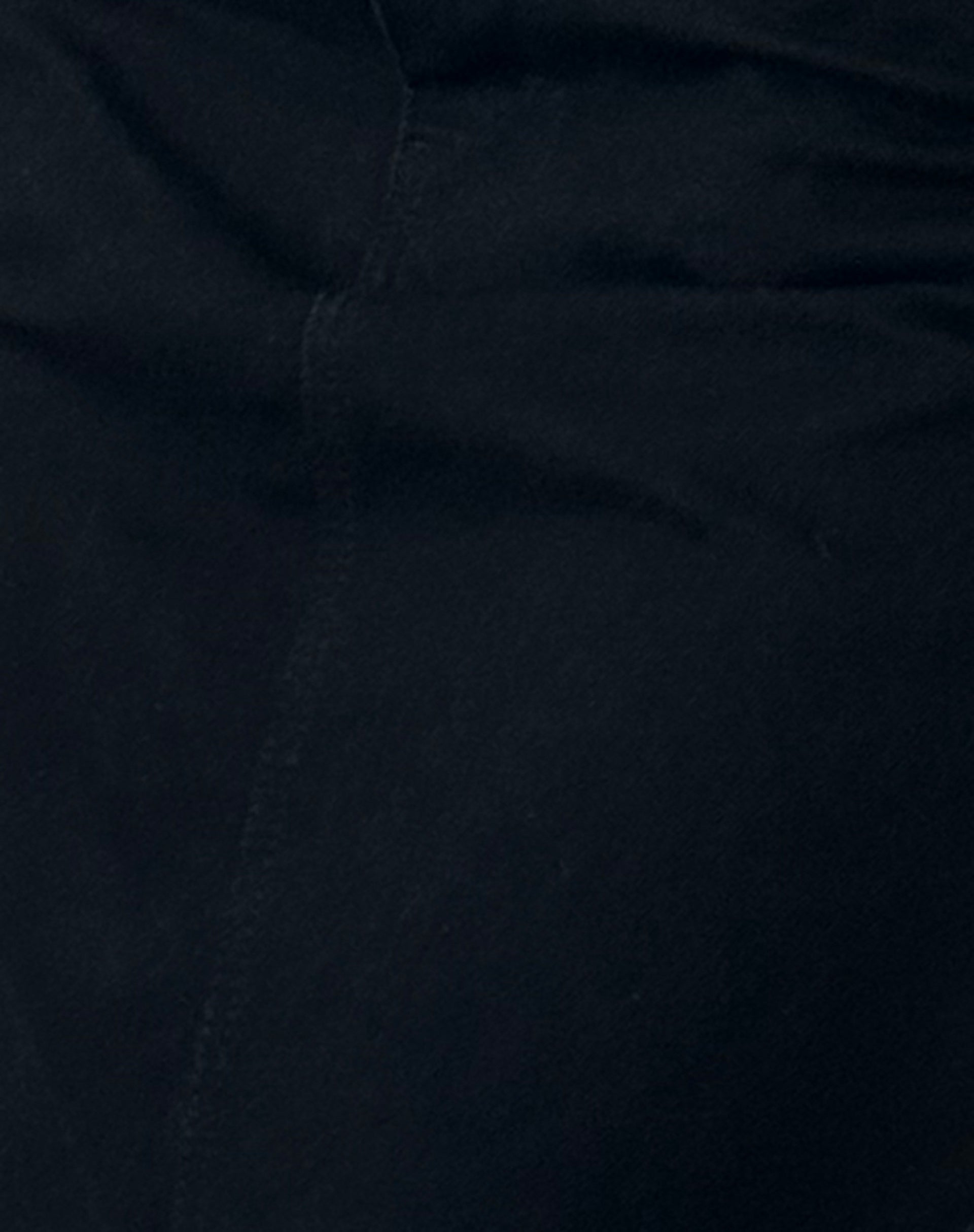 Denim Knee Length Skirt in Rinse Black