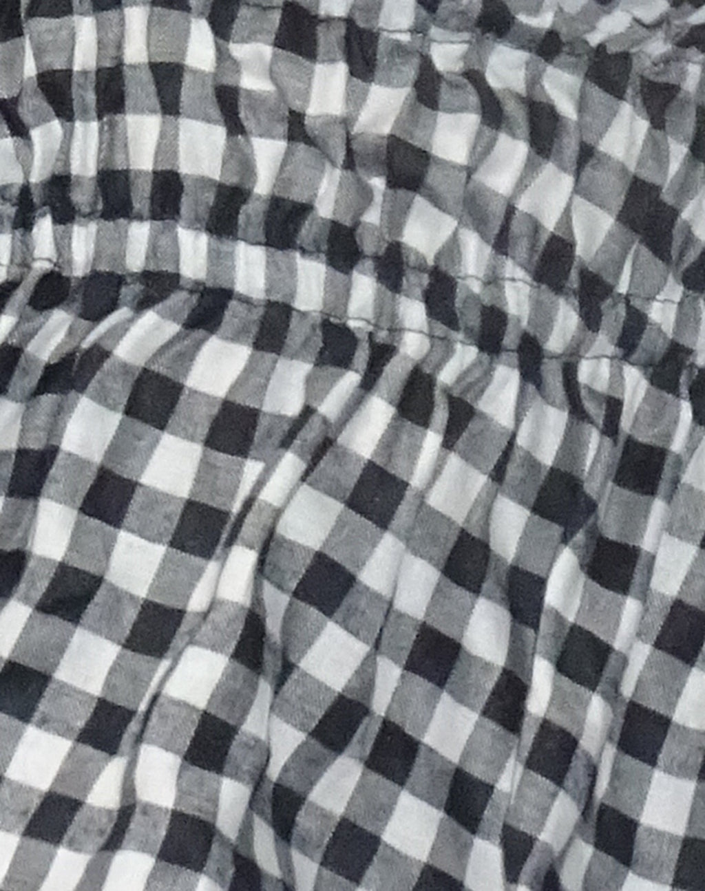 Dilara Cami Top in Black and White Gingham