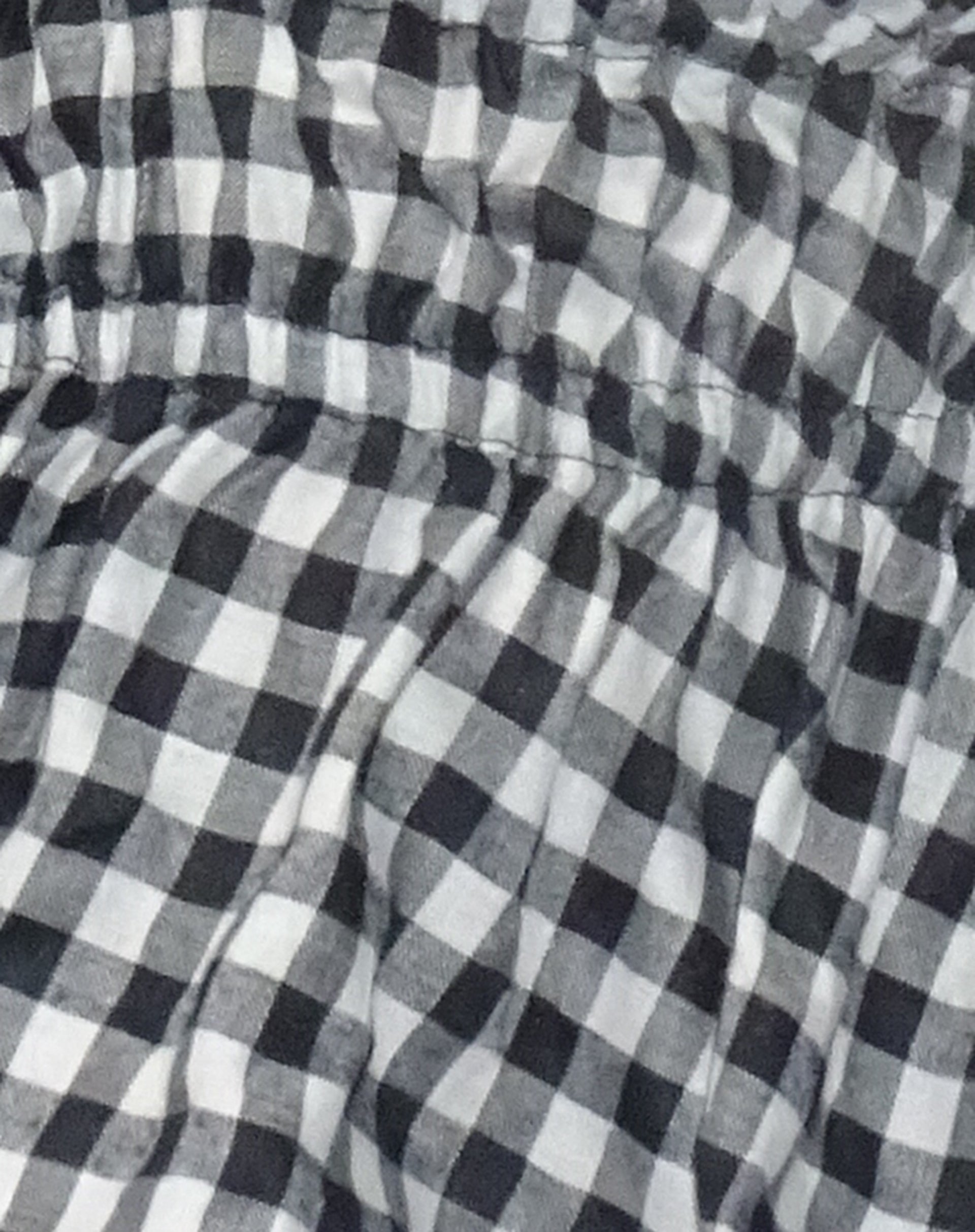 Dilara Cami Top in Black and White Gingham