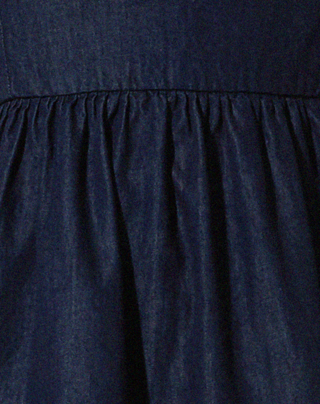Doraya Midi Dress in Denim Blue Chambray