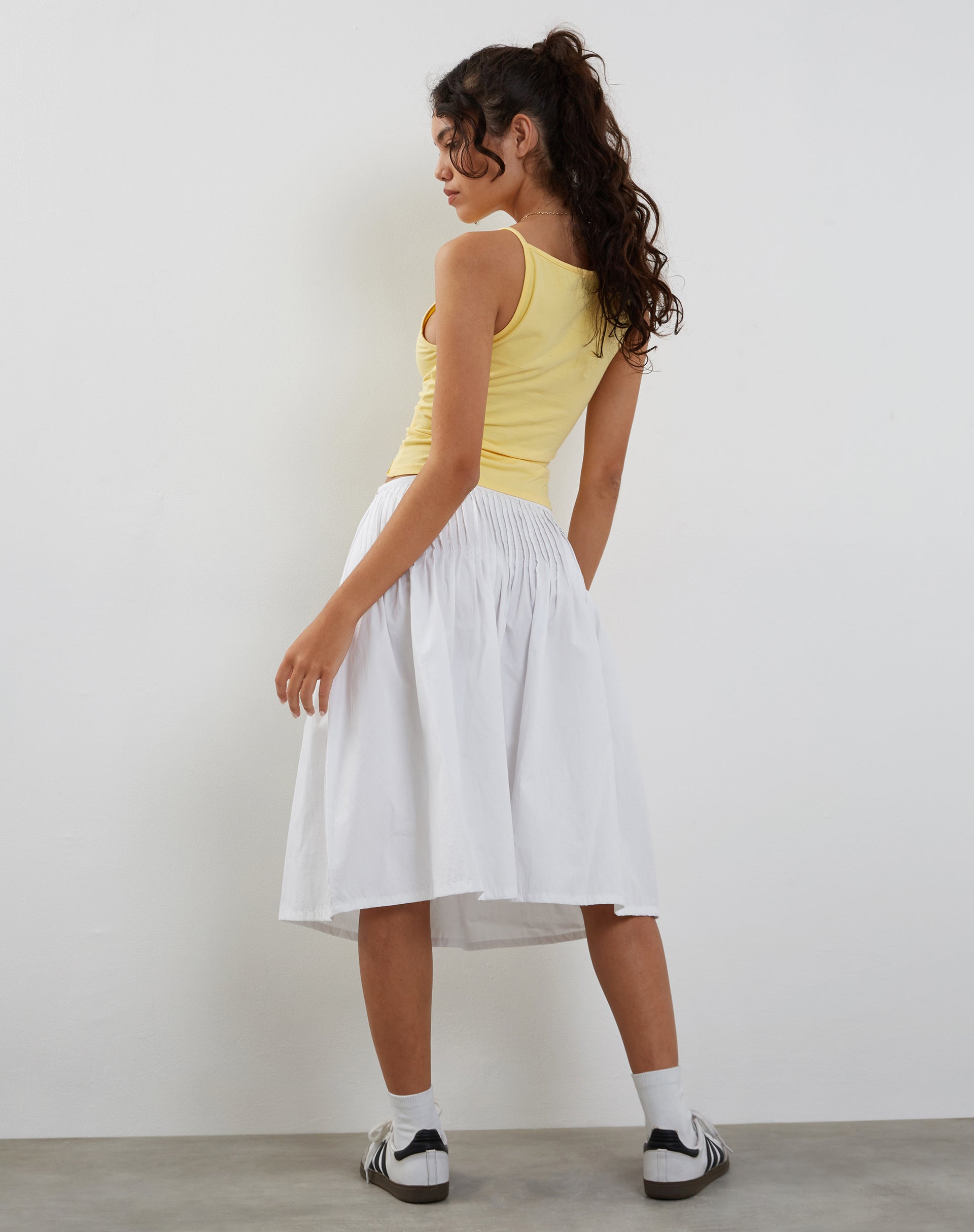 Dudley Vest Top in Lemonade