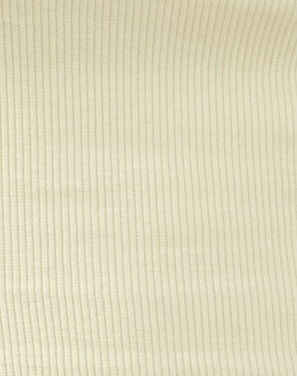 Elyto Ribbed Open Back Top in Buttercream