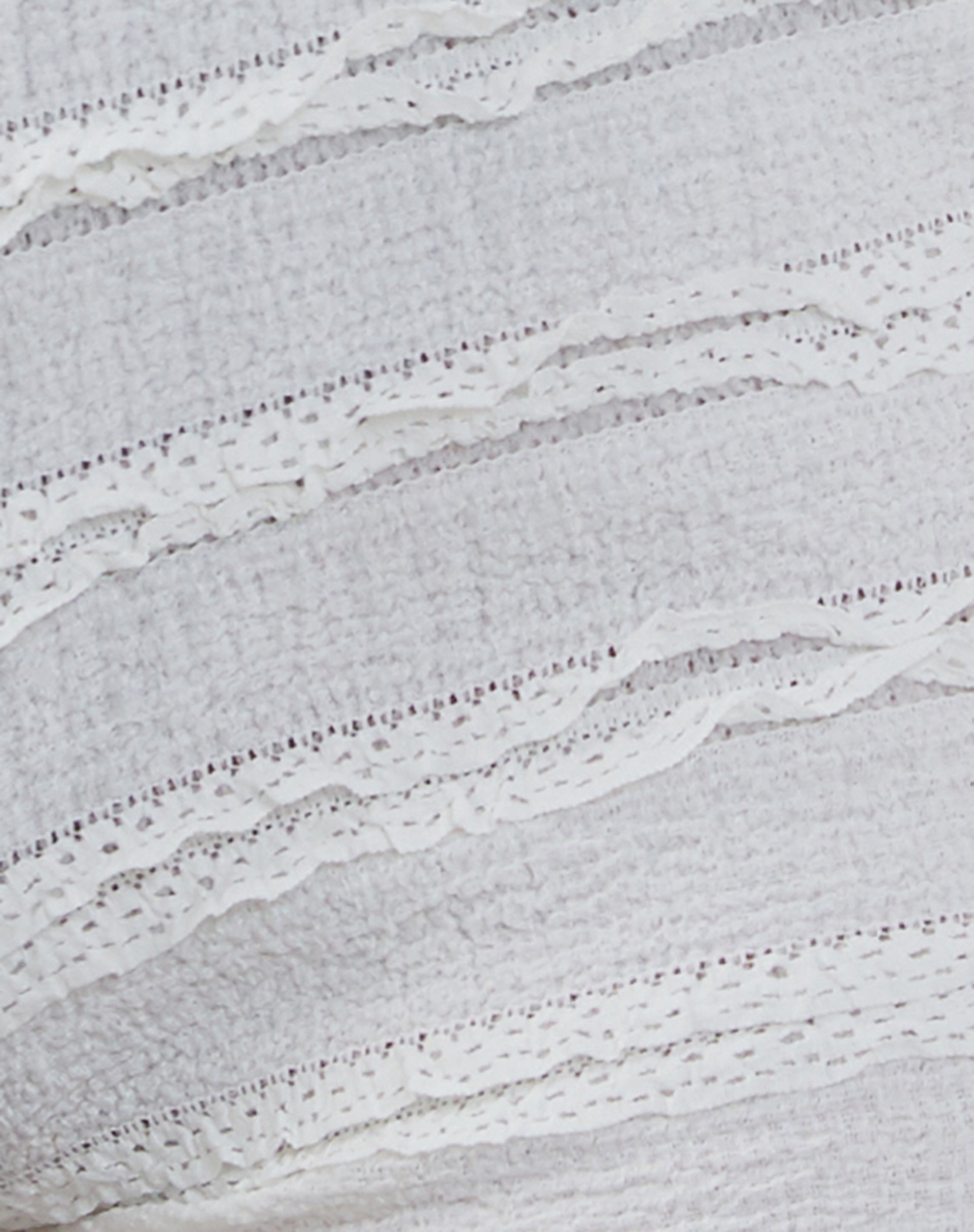 Ena Frilly Bloomer Micro Shorts in Ivory