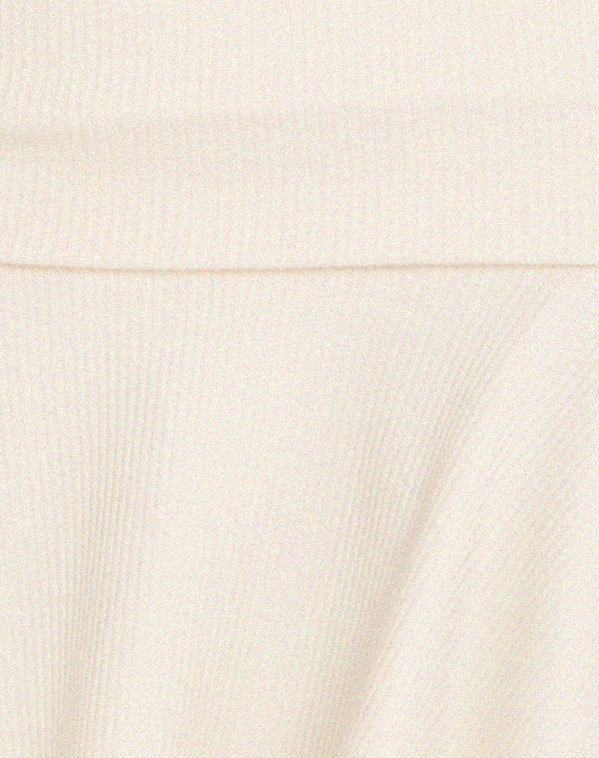 Orla Micro Mini Rib Skirt in Ivory