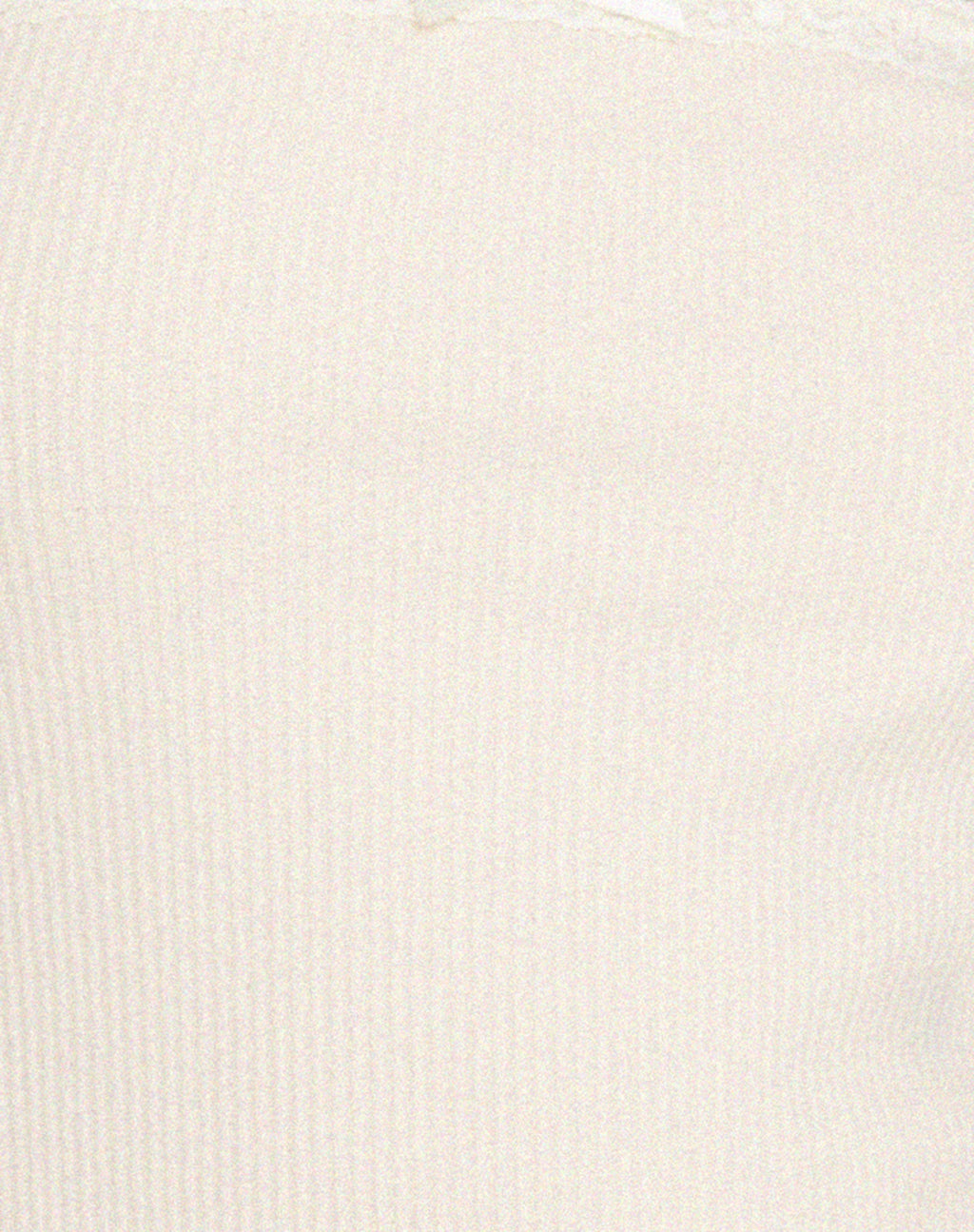 Ernie Bandeau Rib Top in Ivory