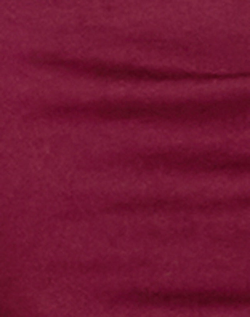 EUNIA SHORT BURGUNDY