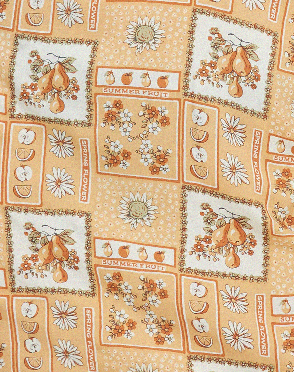 Fiata Mini Dress in Picnic Print Brown