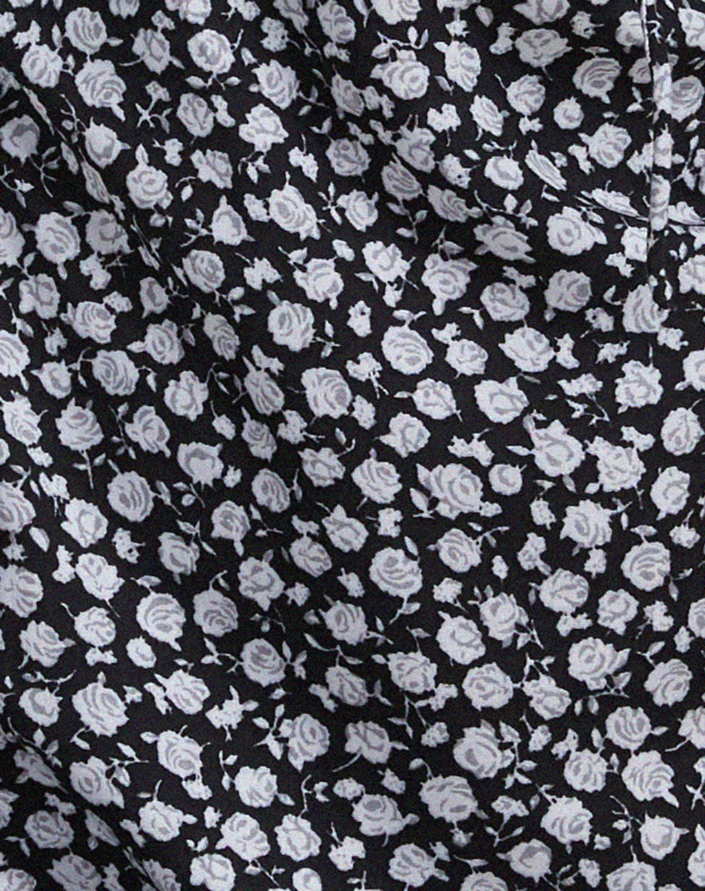 Gaval Mini Dress in Ditsy Rose Black