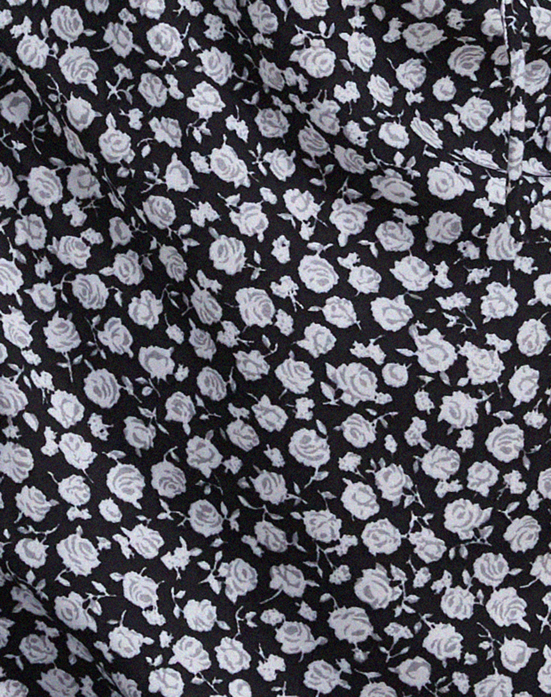 Gaval Mini Dress in Ditsy Rose Black
