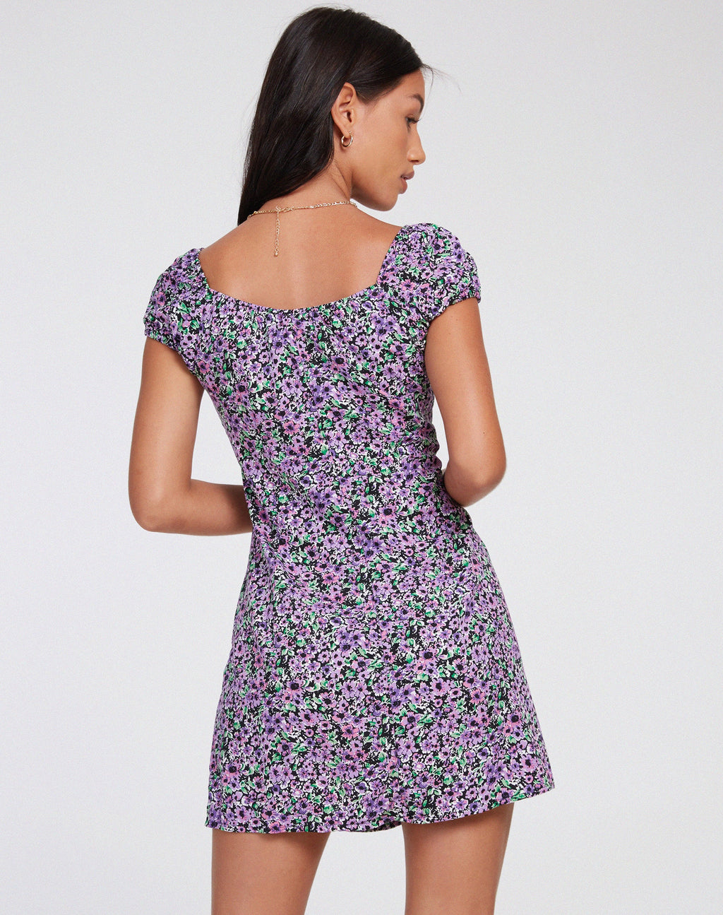 Gaval Mini Dress in Lilac Blossom