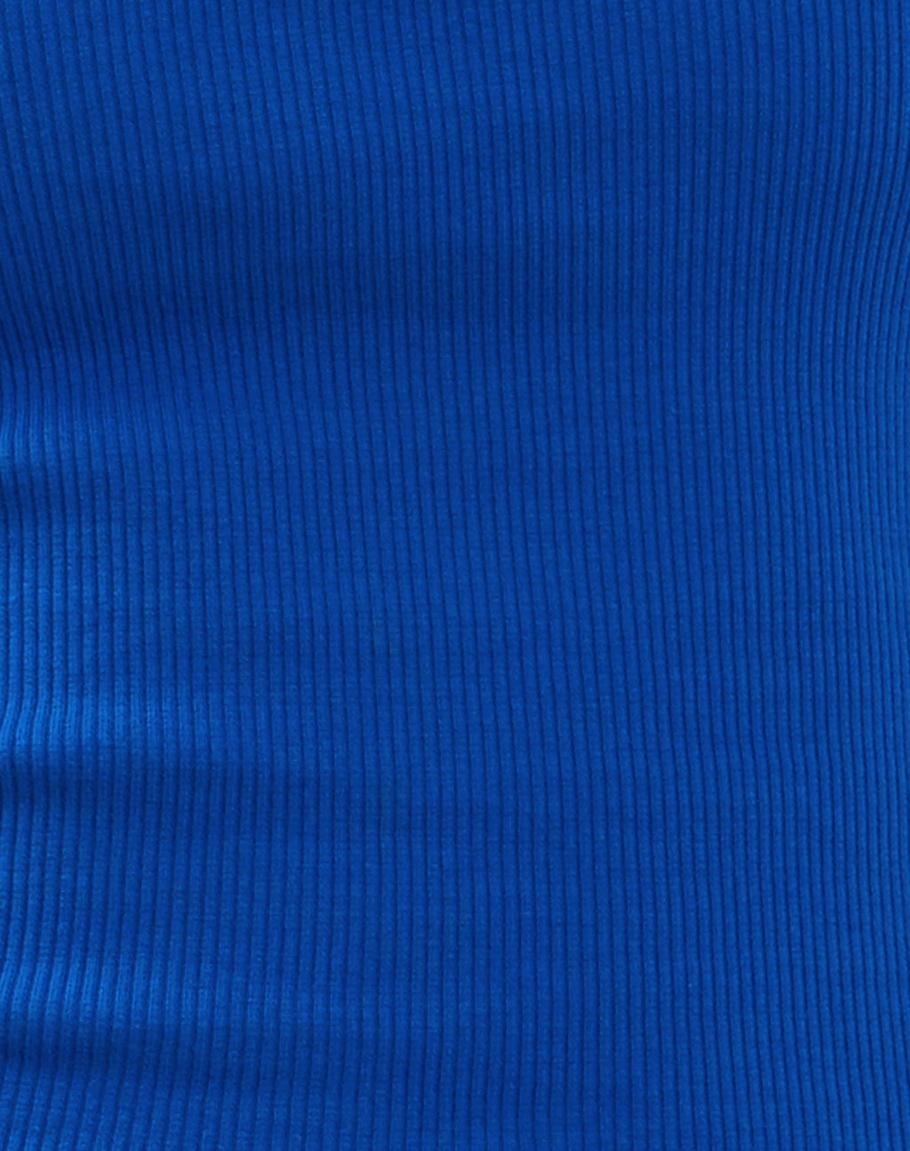 Gelsho Ribbed Open Back Tank Top in Cobalt