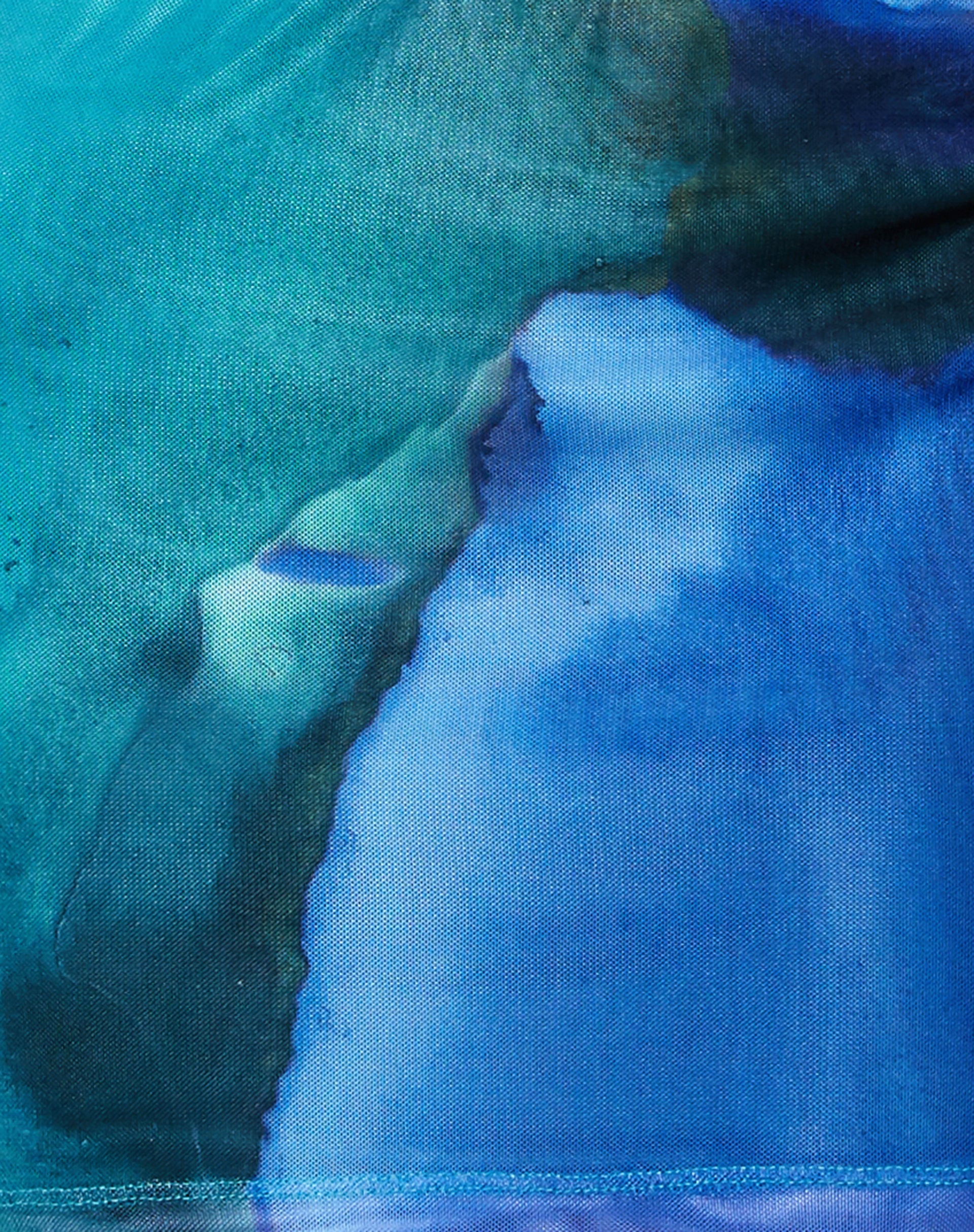 Julep Mini Dress in Fluid Watercolour Wash