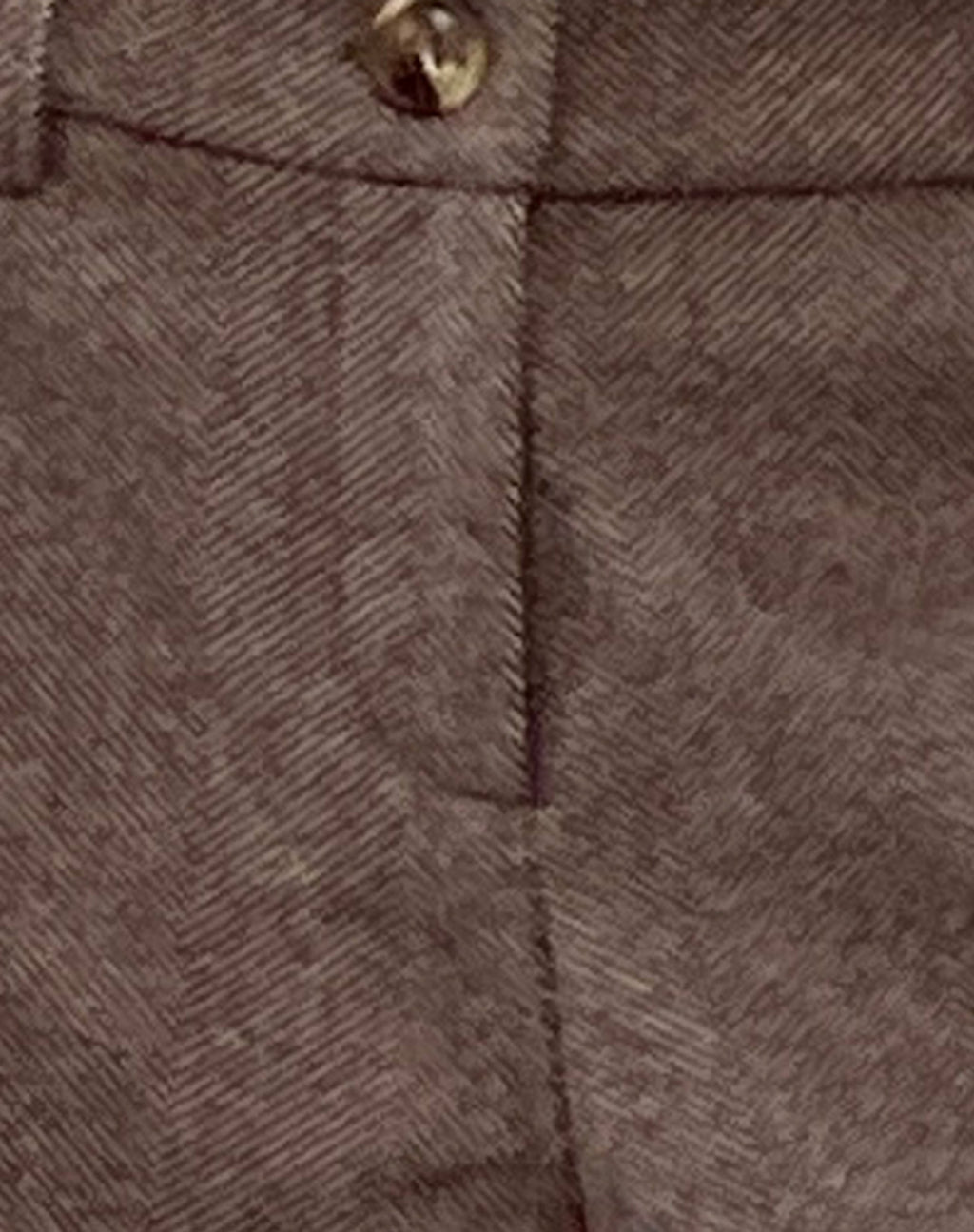 Helsa Low Rise Trouser in Dark Brown Tailoring