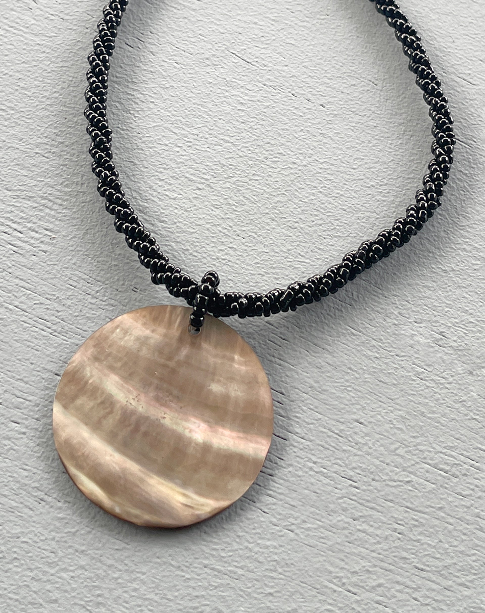Talola Necklace with Round Shell Pendant