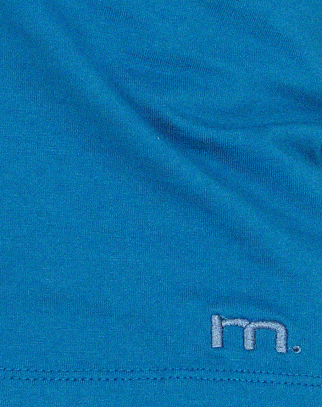 Izolde Baby Tee in Mediterranian Blue White