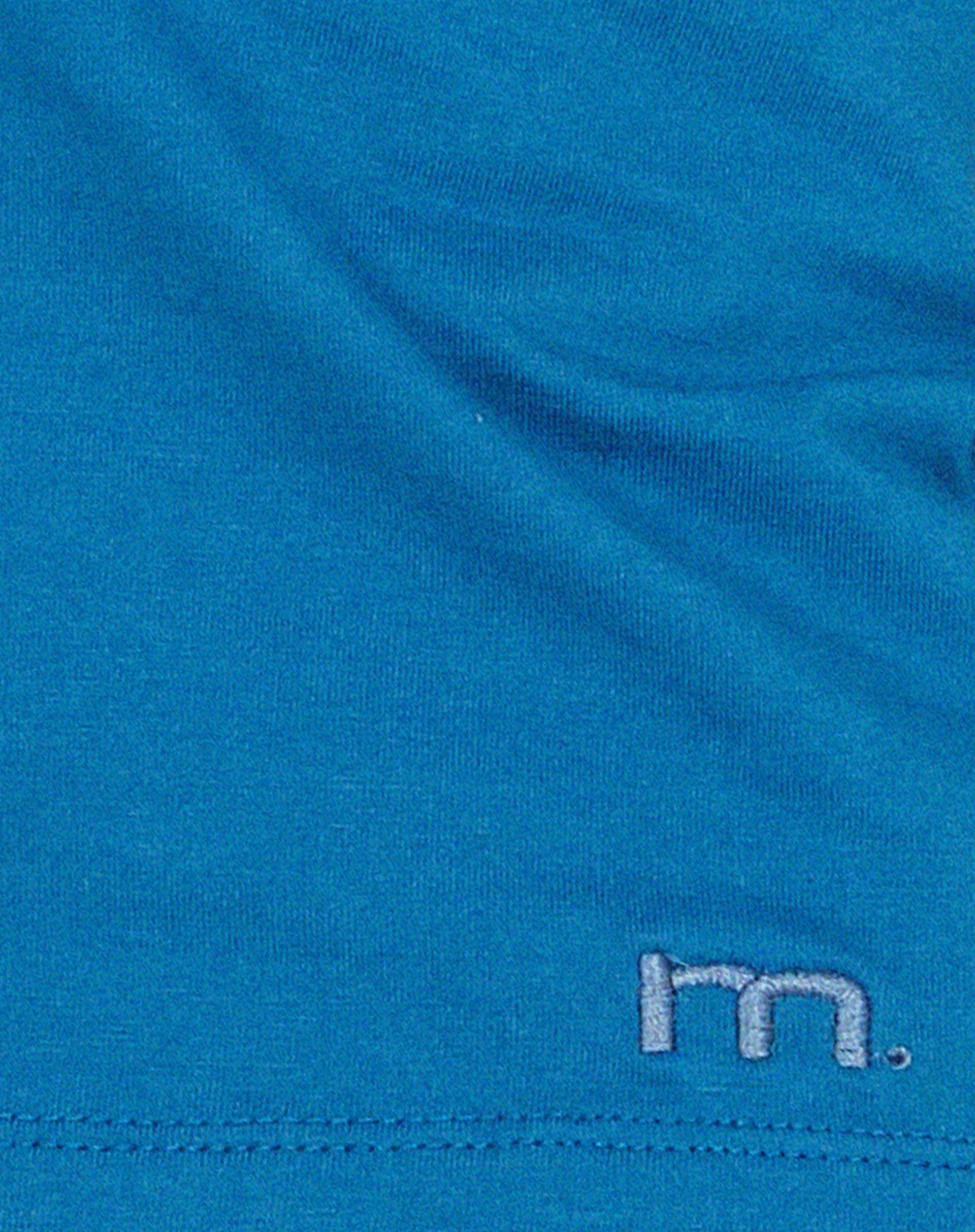 Izolde Baby Tee in Mediterranian Blue White
