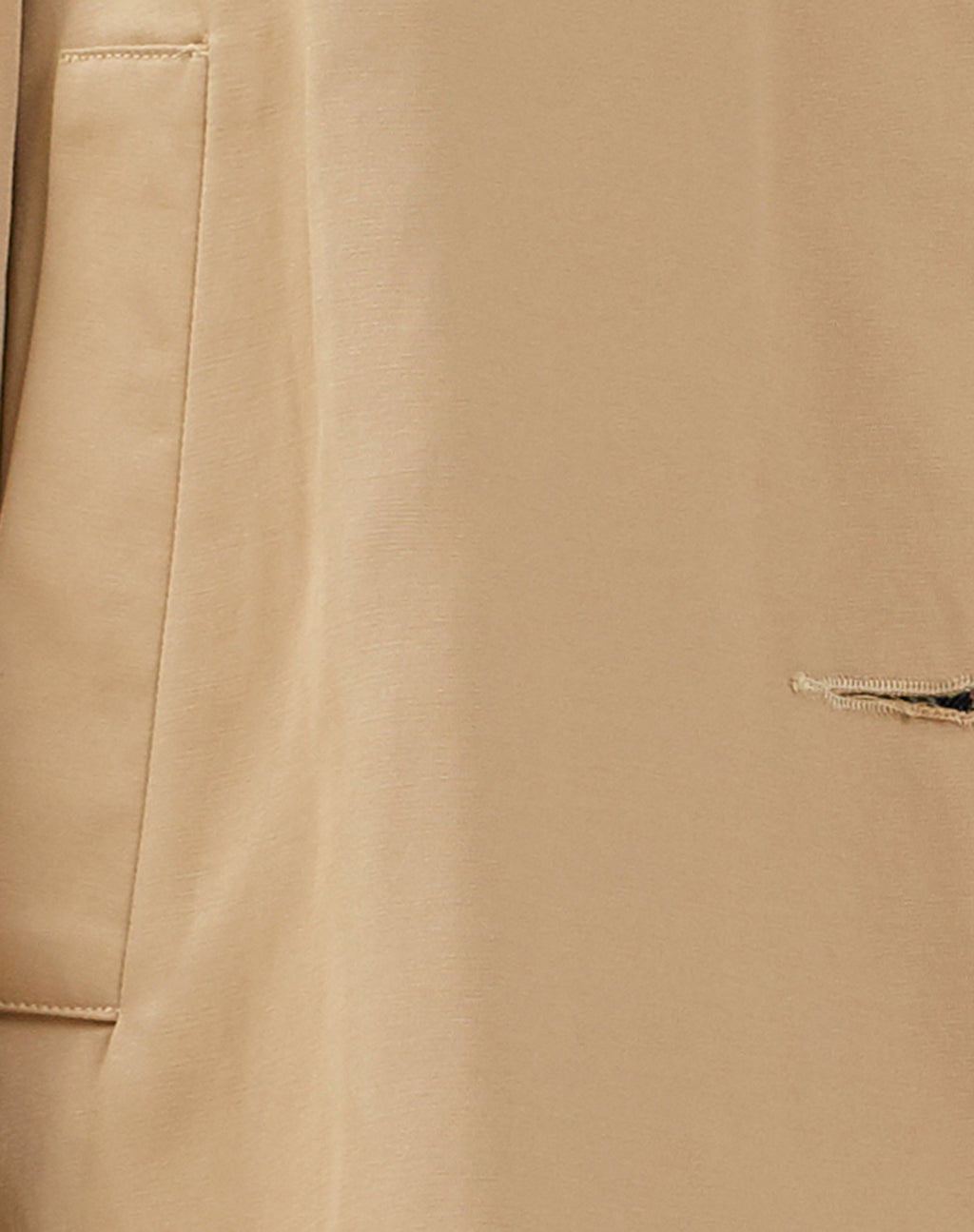 Izora Short Trench Coat in Tan