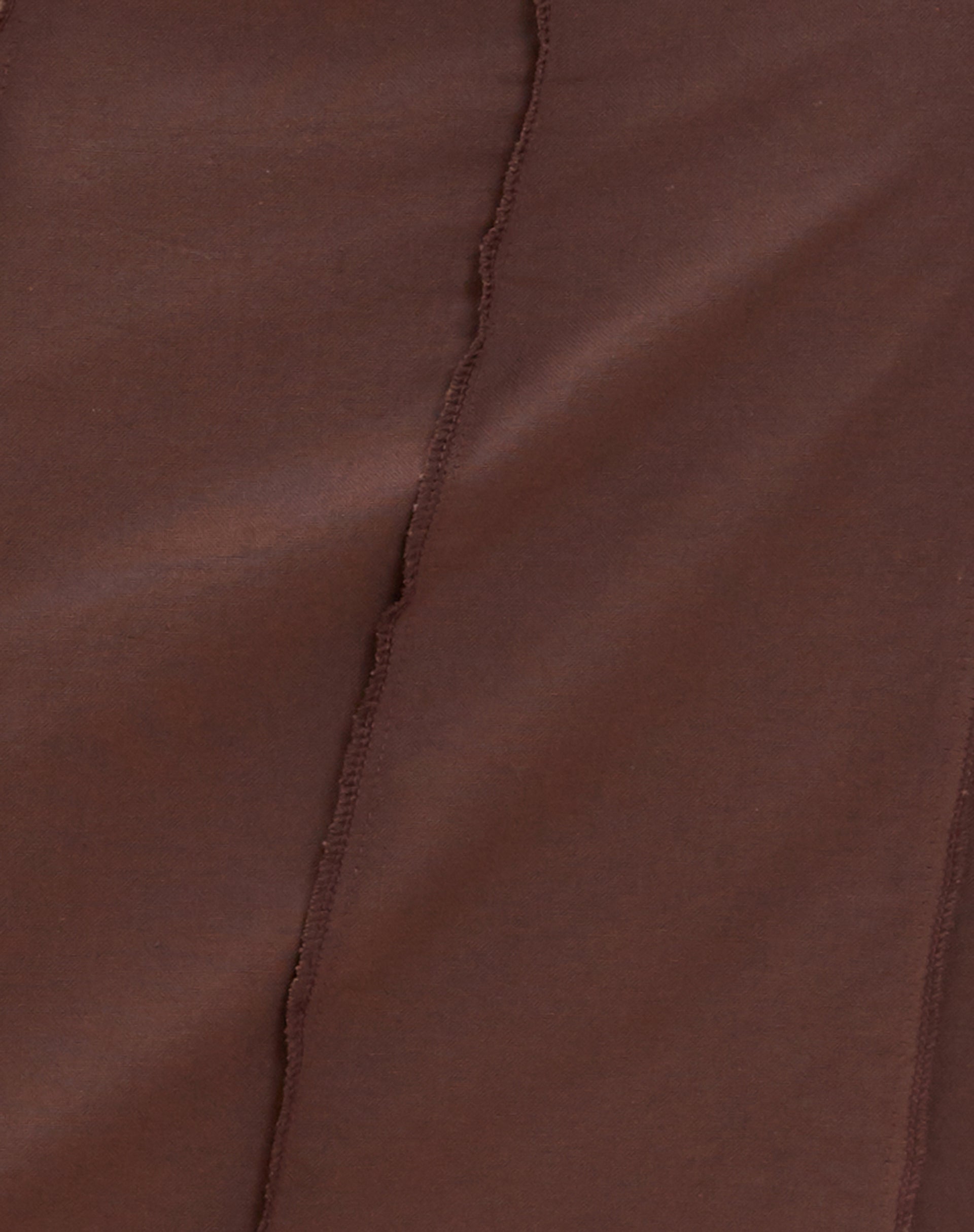 Karlesa Asymmetric Midi Skirt in Deep Taupe