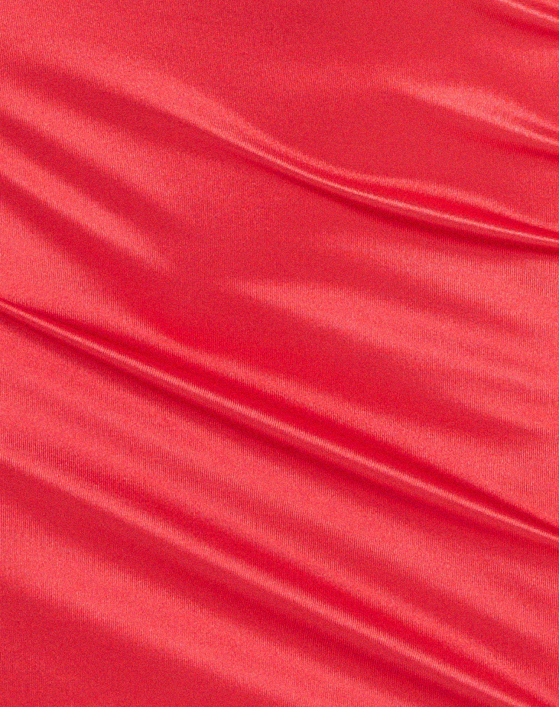 Kozumi Bandeau Mini Dress in Satin Red