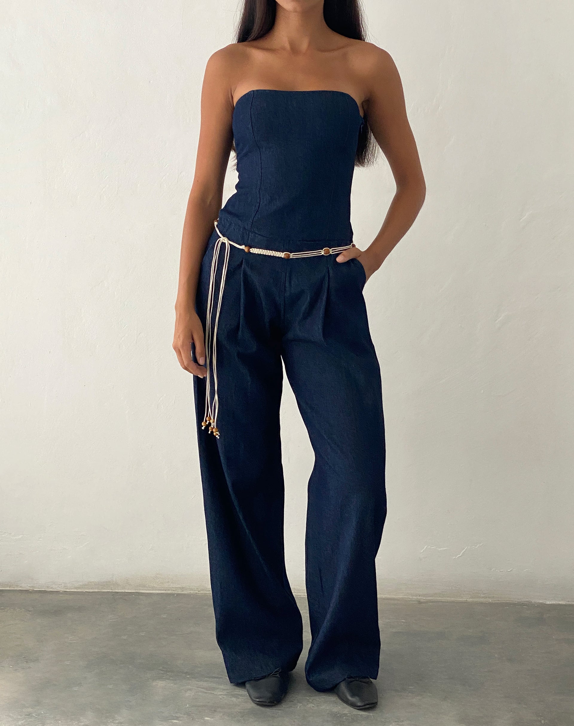 Kyaria Jumpsuit in Indigo