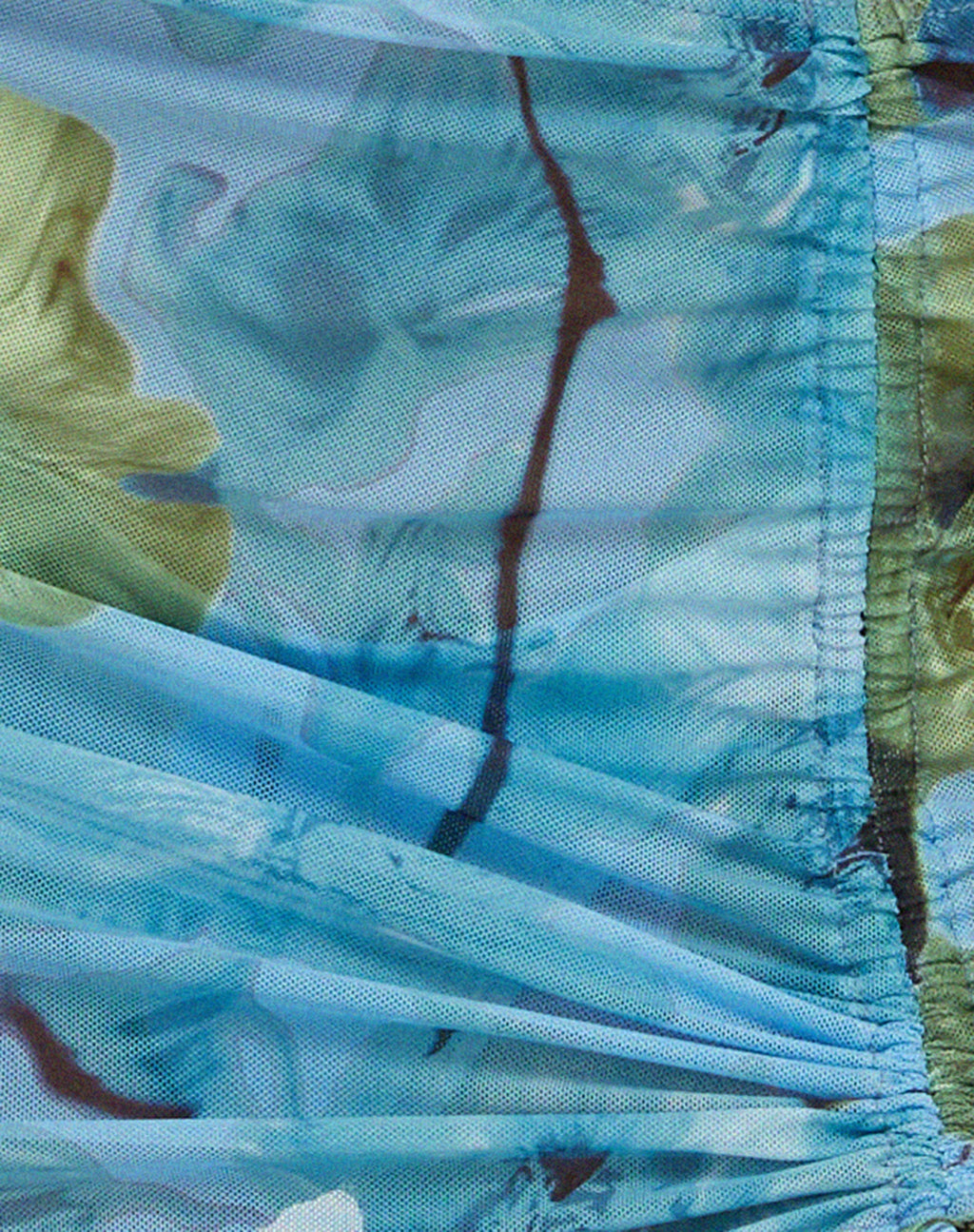 Mena Mini Skirt in Blurred Orchid Blue