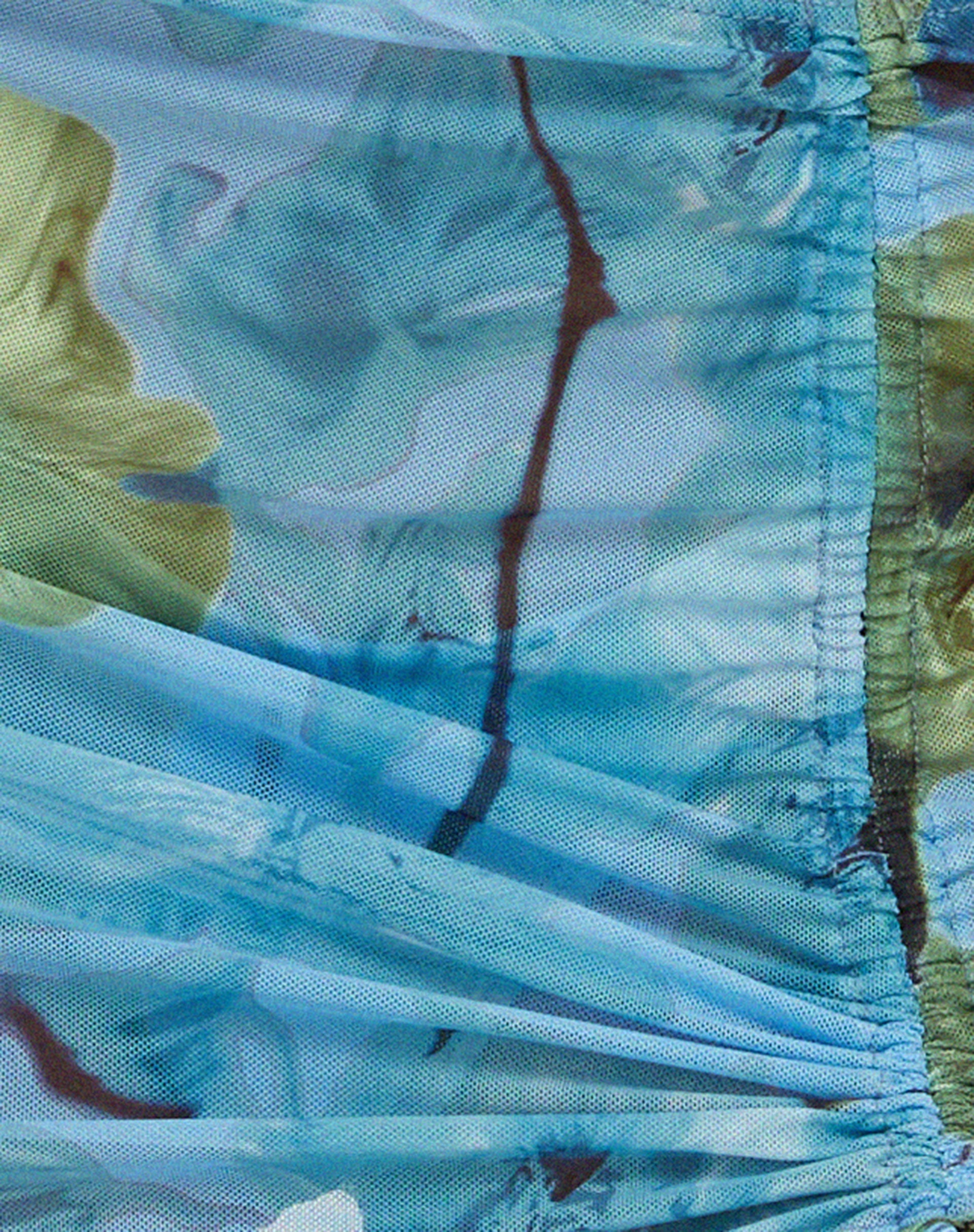 Mena Mini Skirt in Blurred Orchid Blue