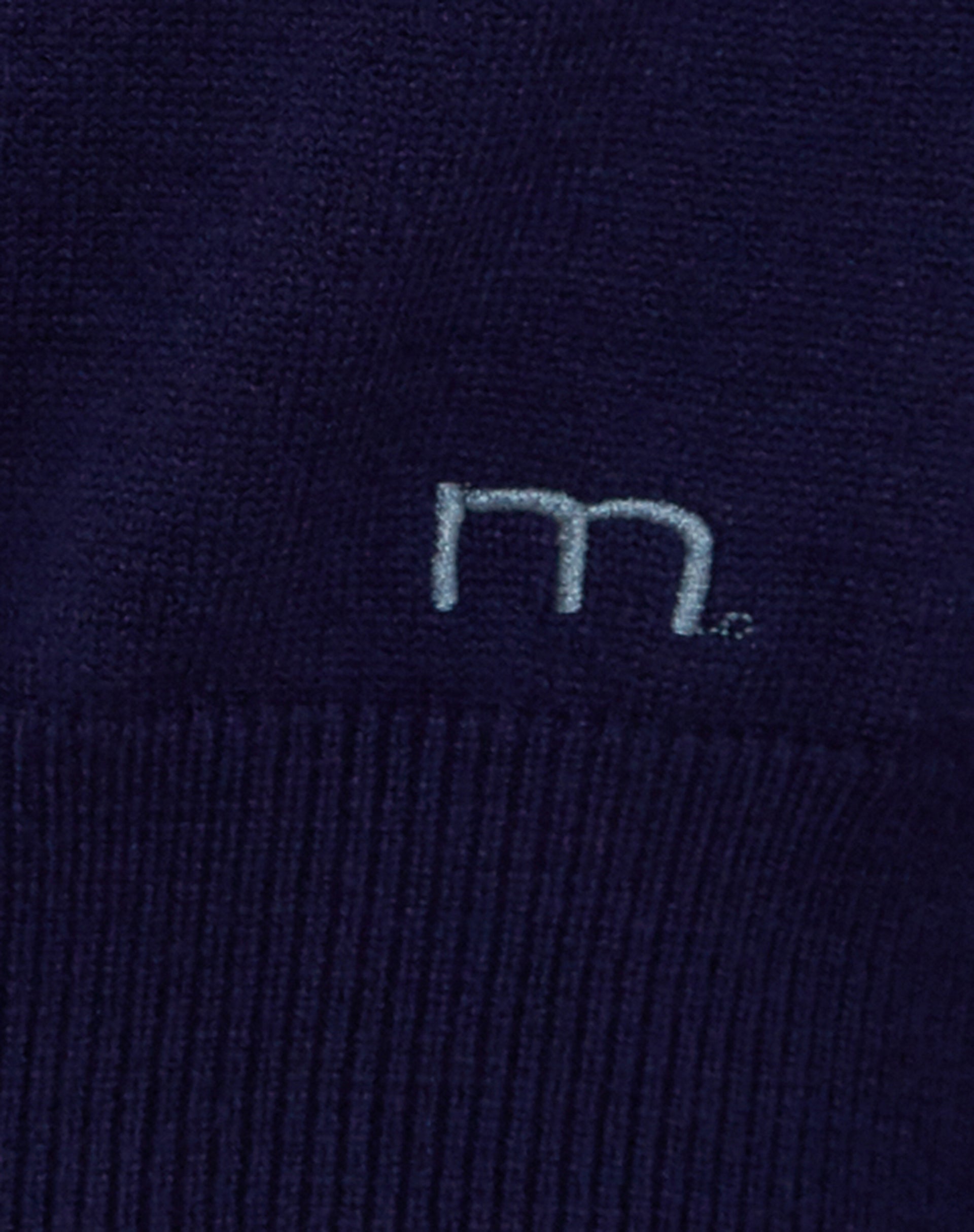 Lennon Knitted Jacket in Navy with White Stripe