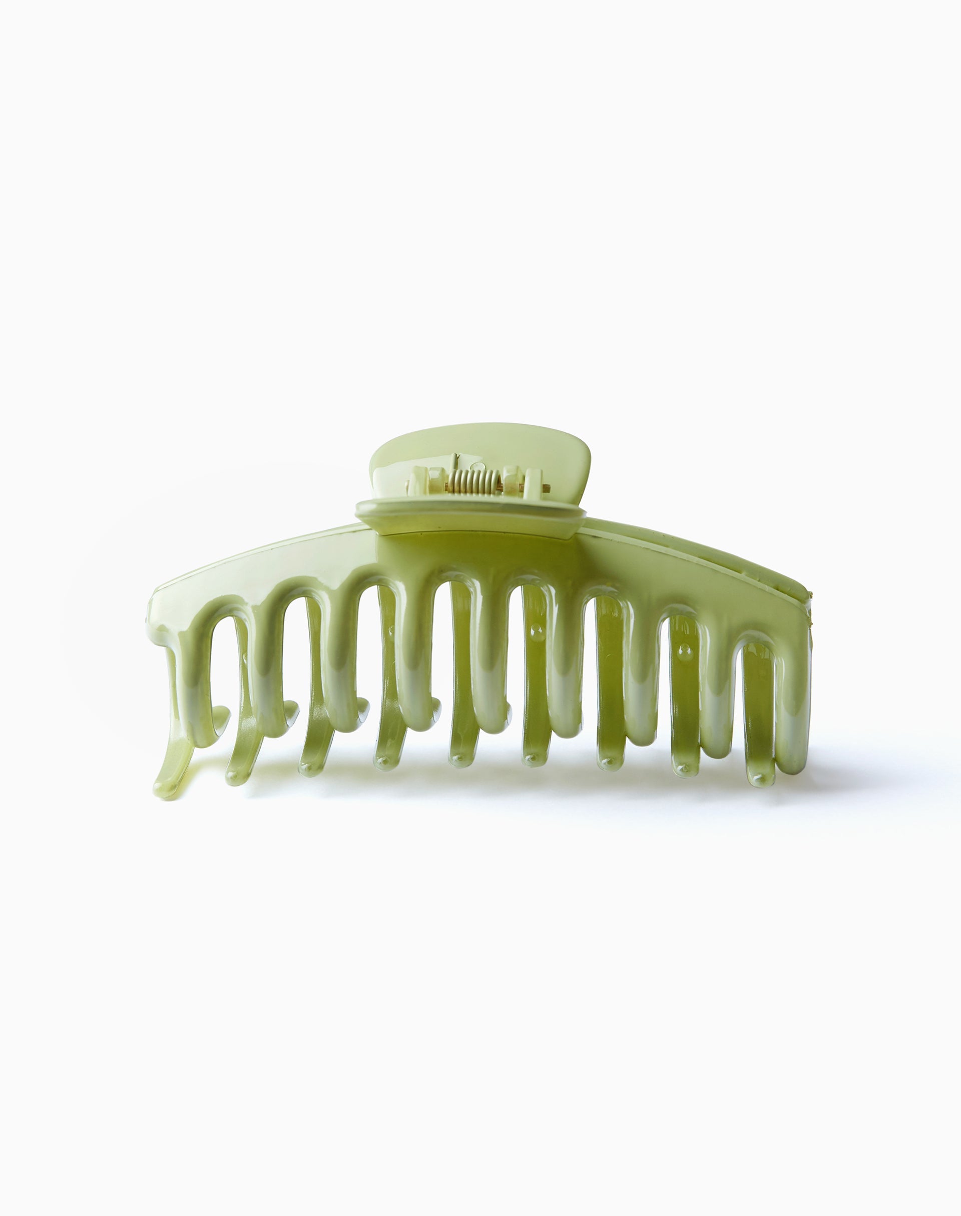 Lenta Hair Claw in Green