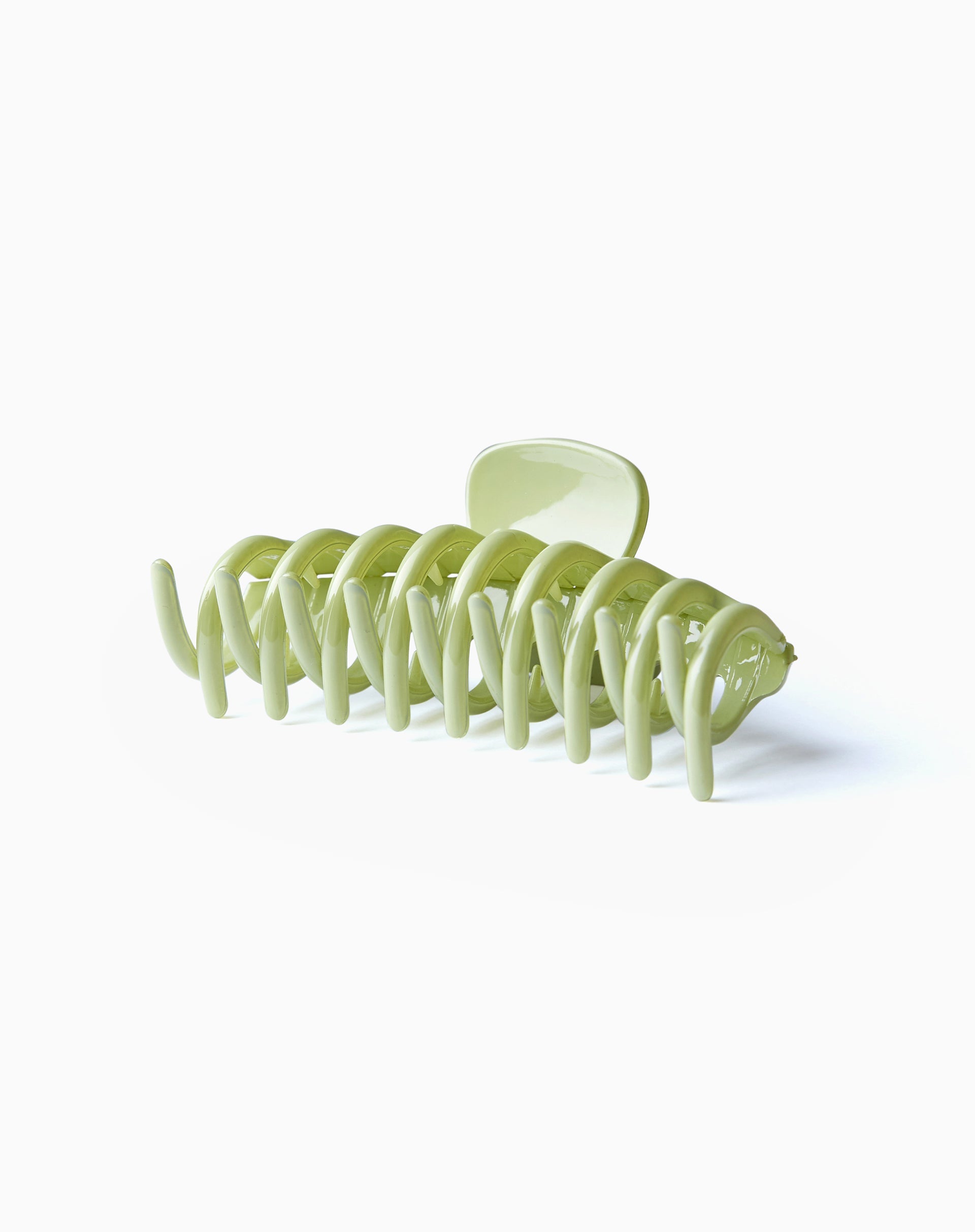 Lenta Hair Claw in Green