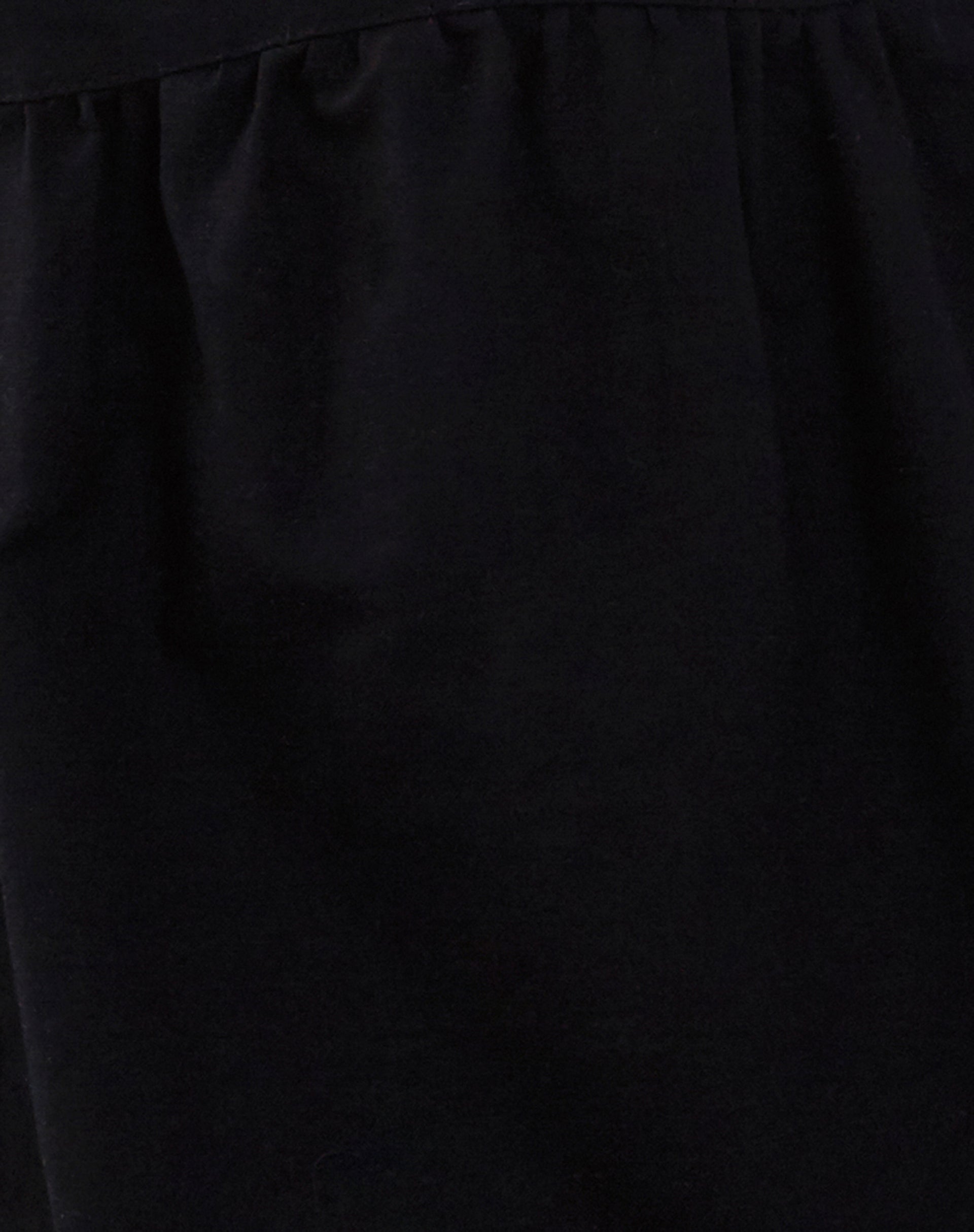 Leshiel Mini Dress in Black Poplin