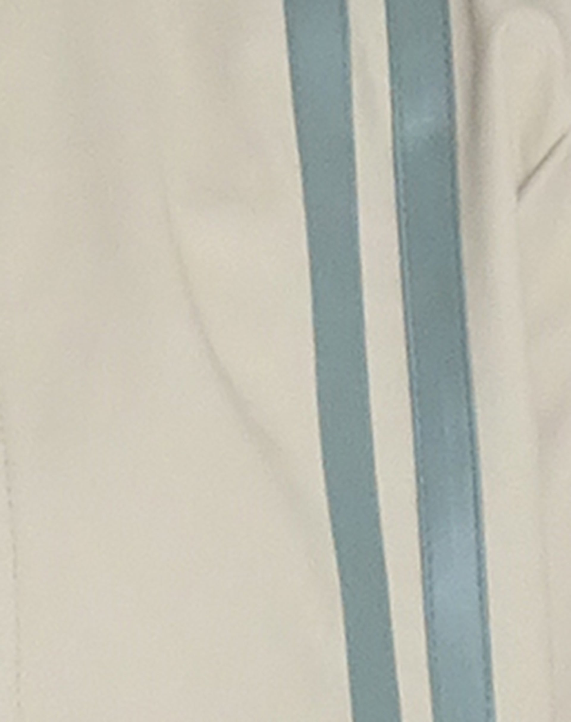 Lewis Jacket in Cream PU with Blue Stripe