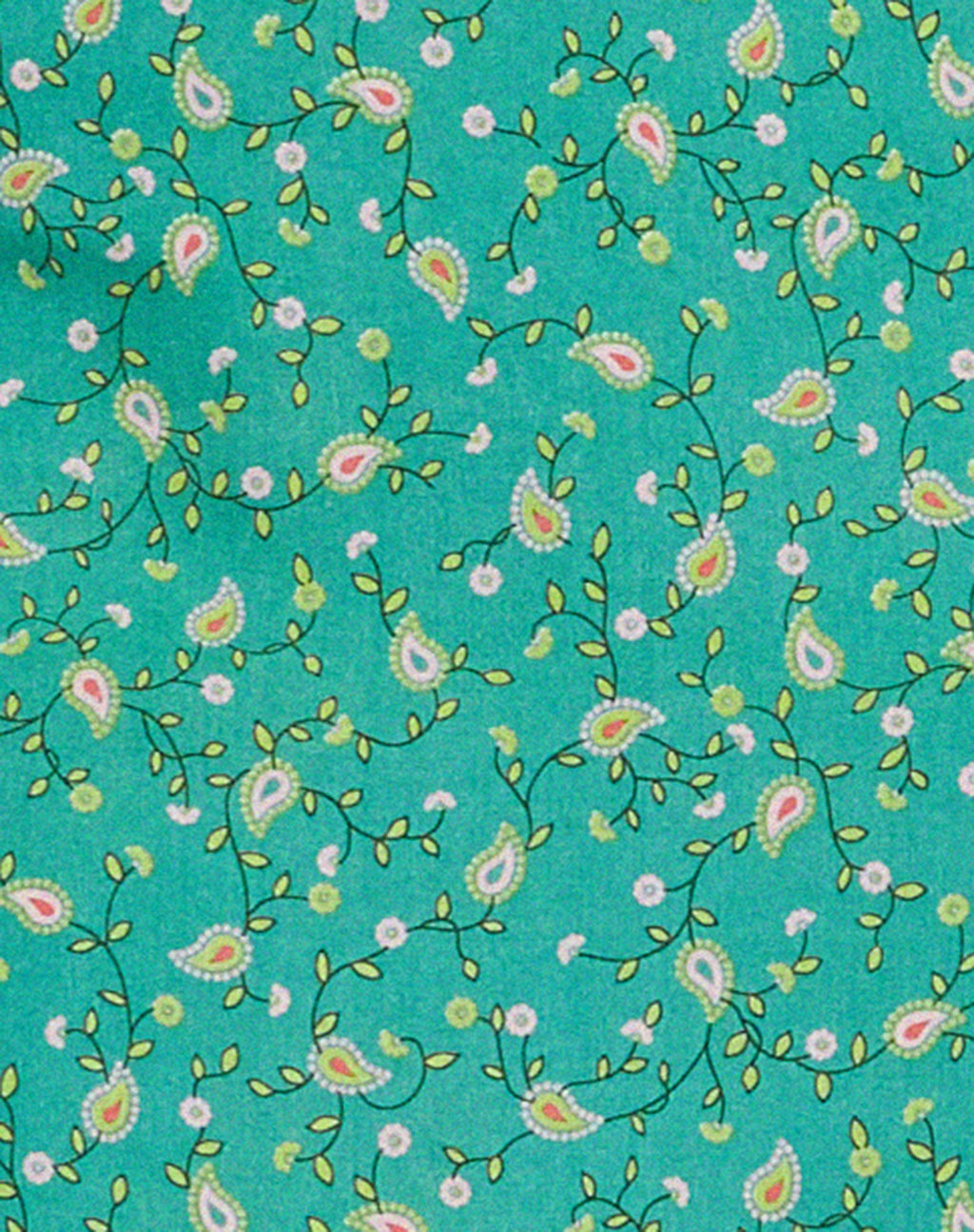 Lona Midi Dress in Paisley Fun Green