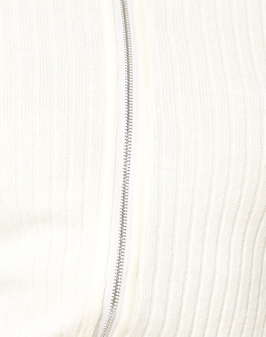 Loria Fur Cardigan in Ivory