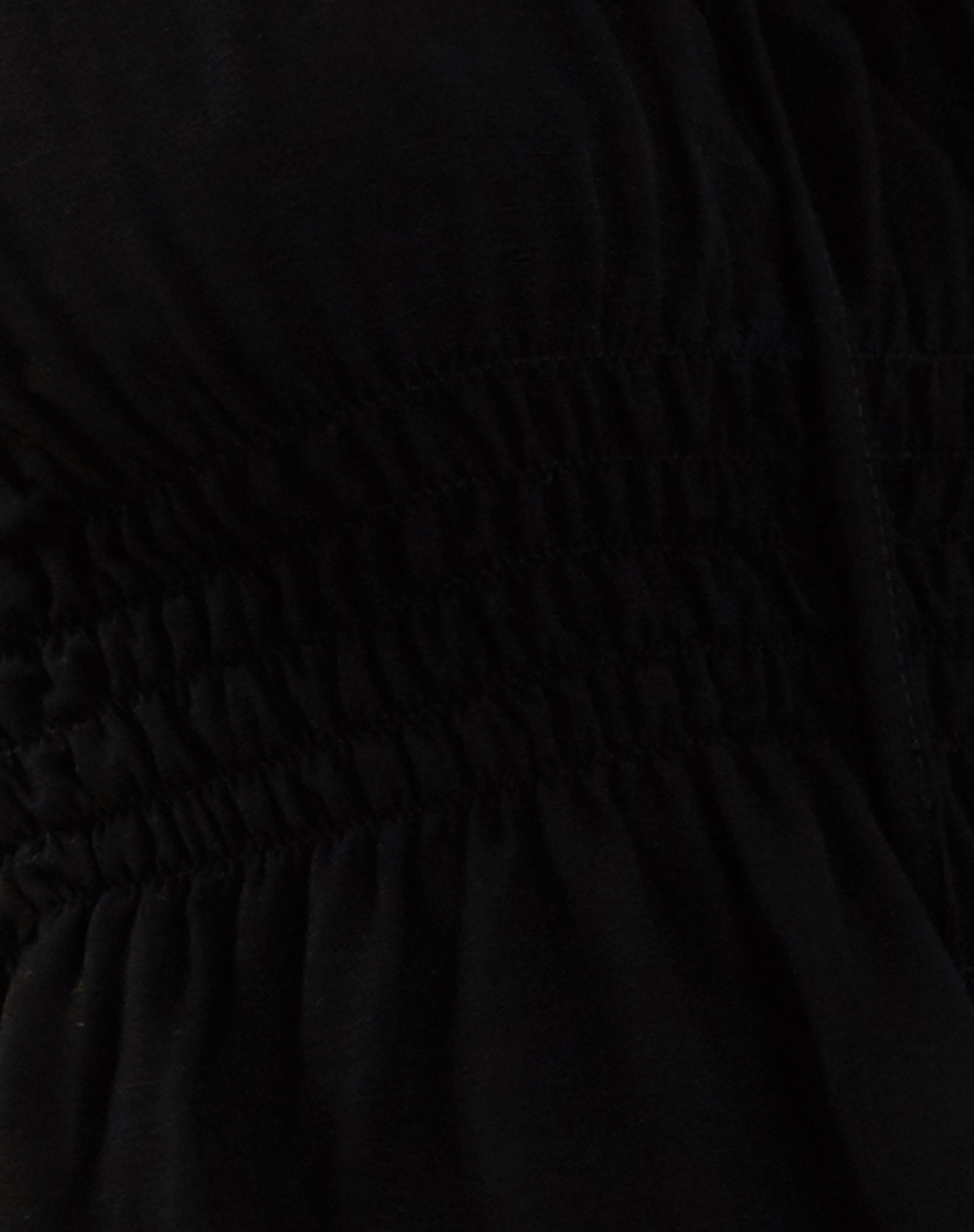 Lyncia Tie Front Cami Top in Black