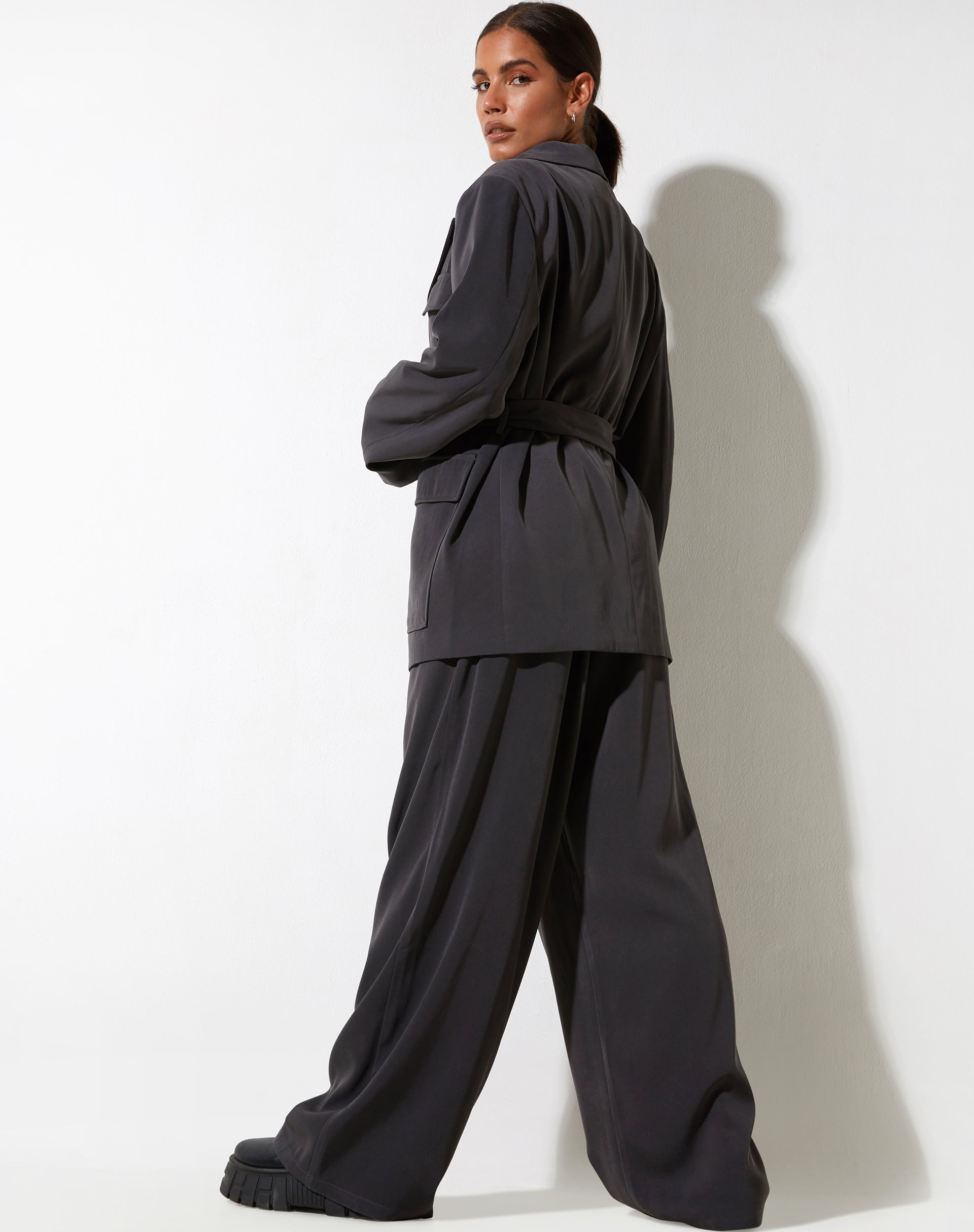 Magawa Blazer in Tailoring Charcoal