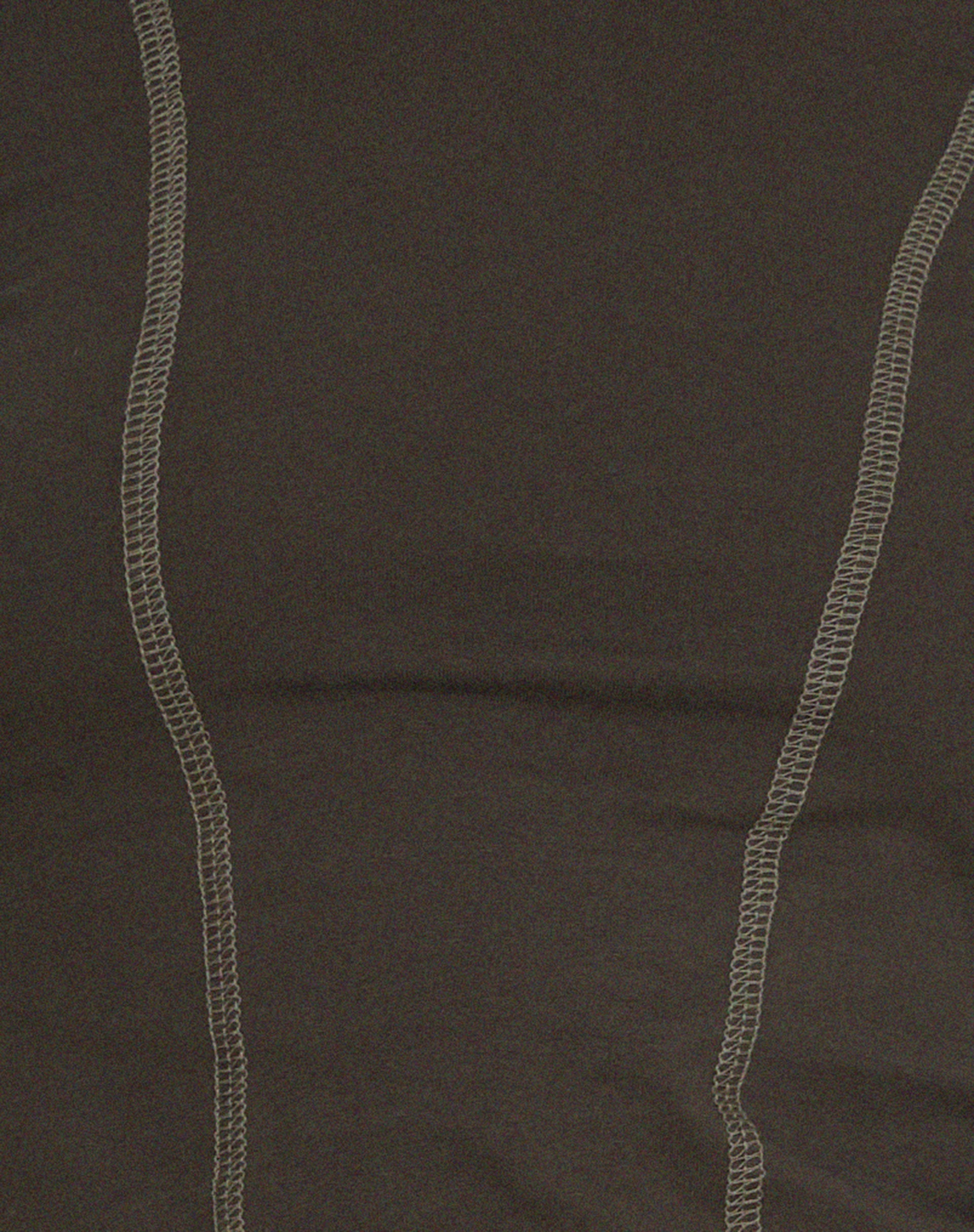 Megun Long Sleeve Top in Gunmetal with Grey Top Stitch