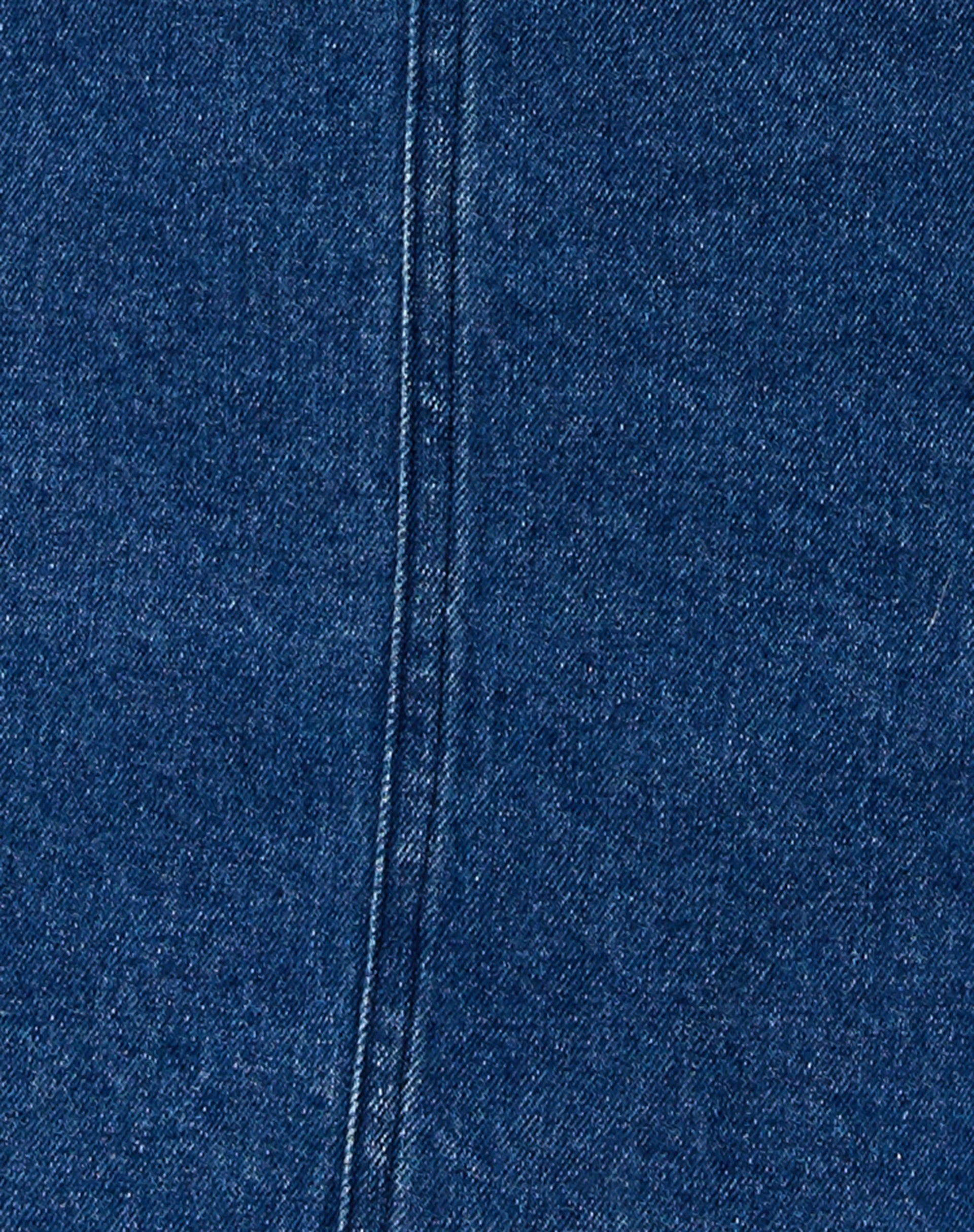 Milana Kilt Skirt in Denim Blue
